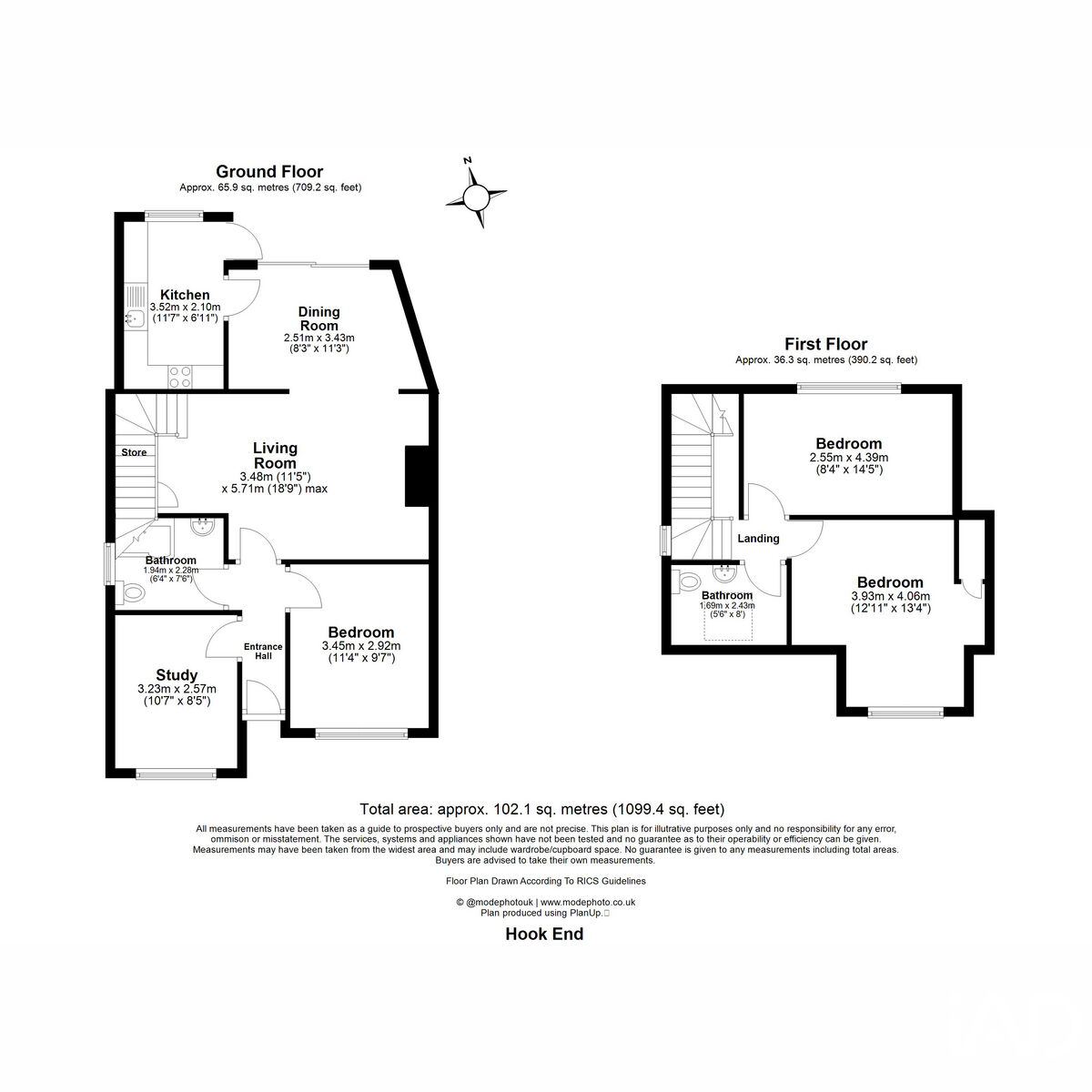 Wychelm, Hook End Road, Brentwood floorplan