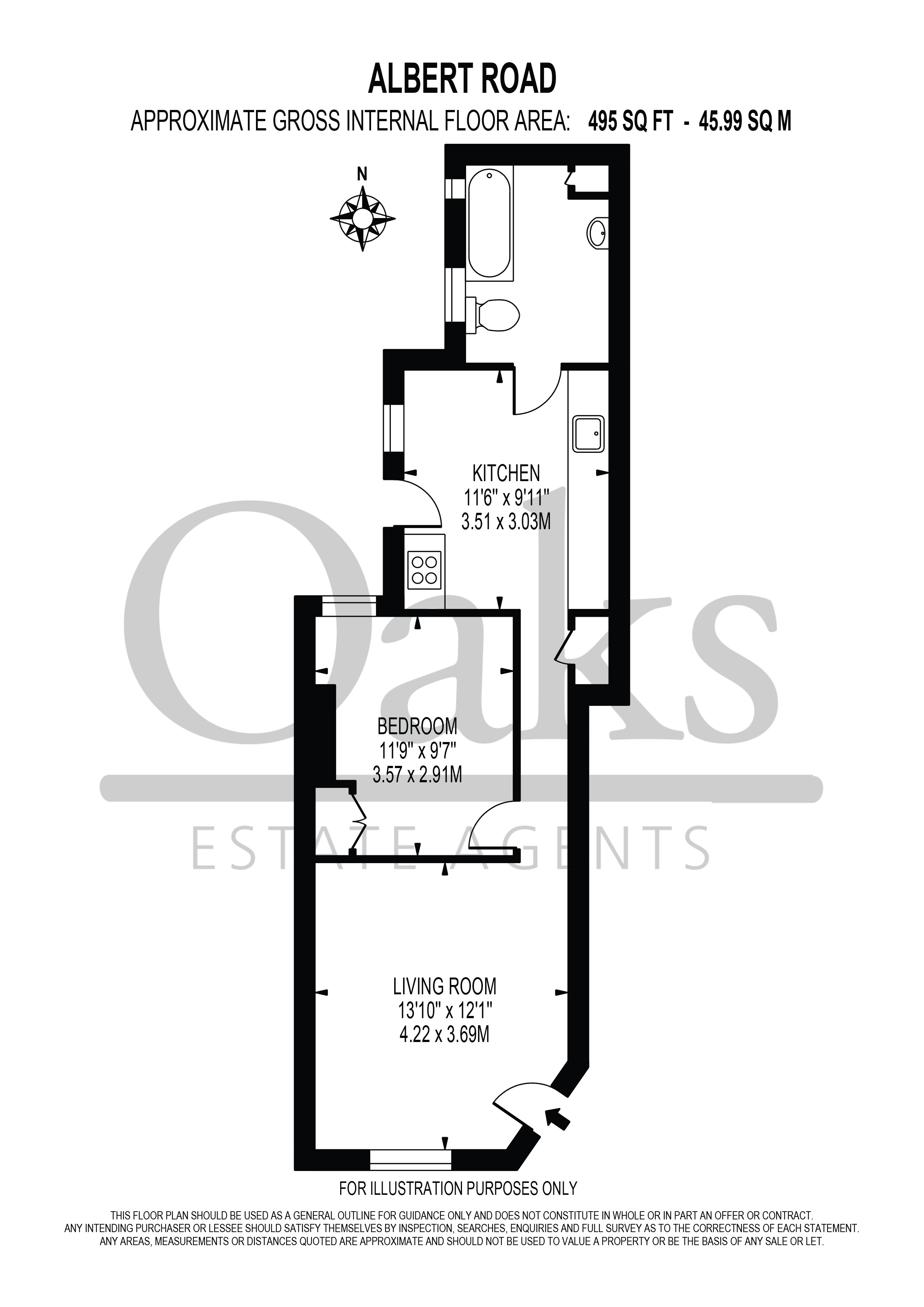 245, Albert Road, London floorplan