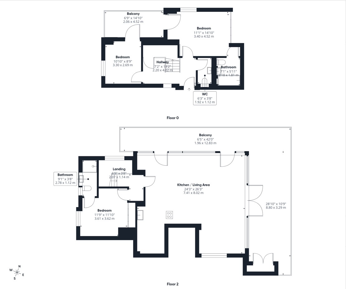 Flat 15, Moray Apartments, 12 Elgin Avenue, London floorplan