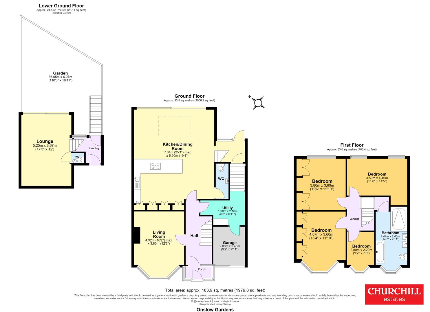 51, Onslow Gardens, London floorplan