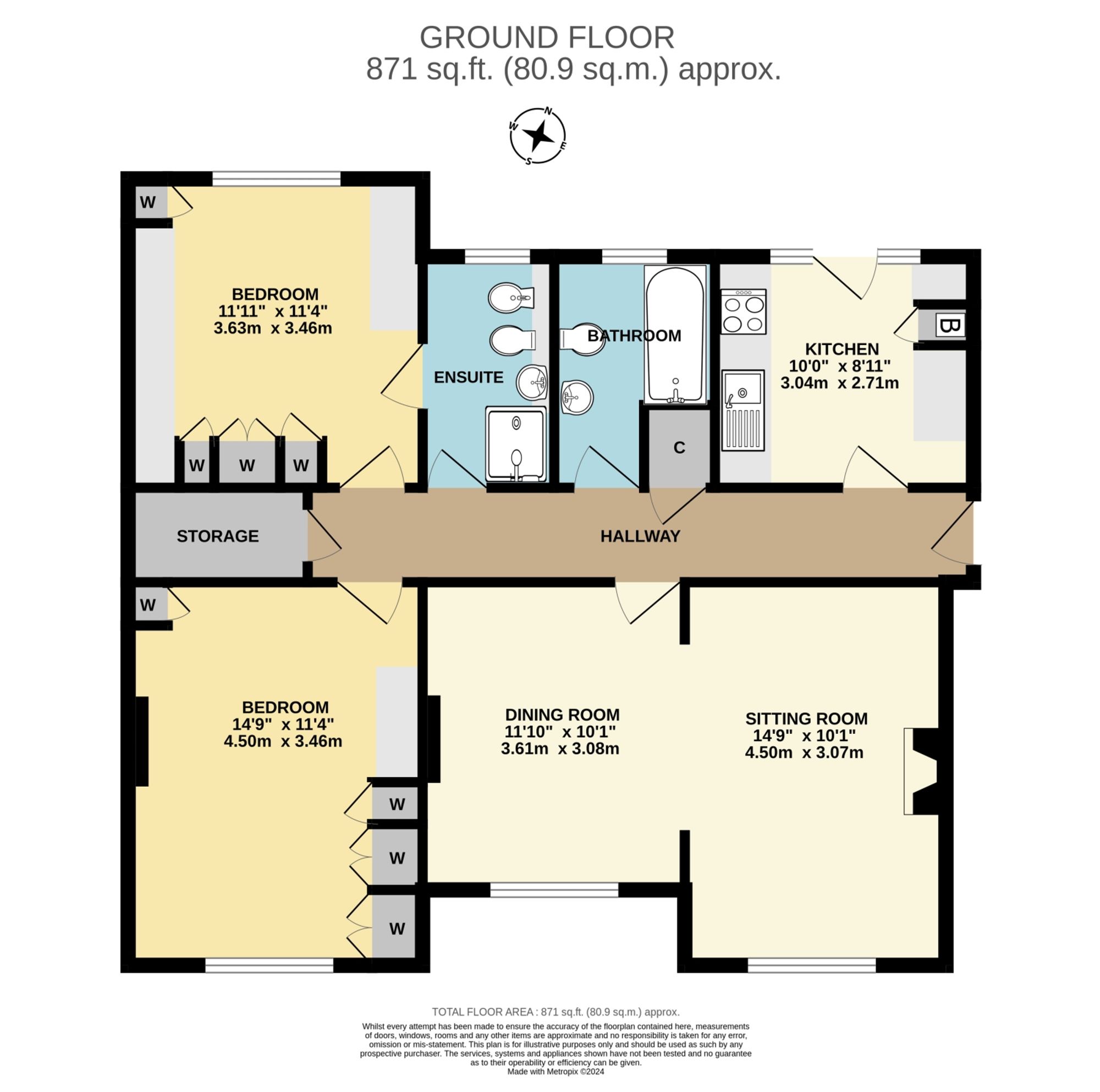 Flat 12, Beresford House Shepherds Way, Cirencester floorplan