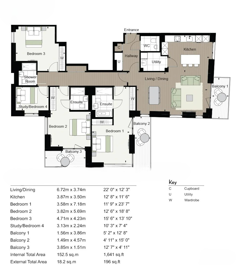 White City Living, White City, White City Living, Wood Lane, White City floorplan