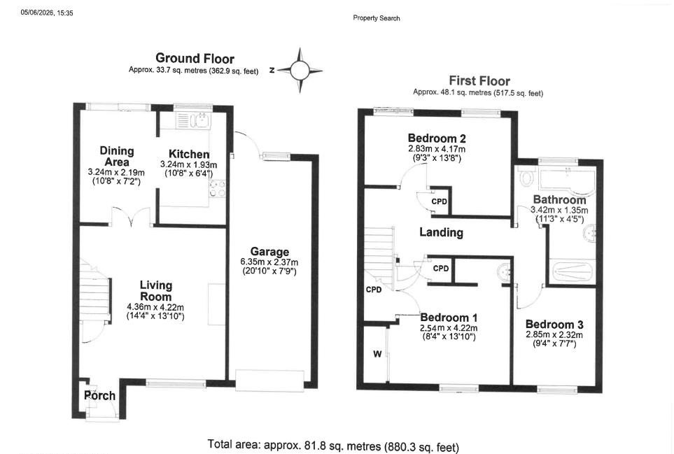 6, Hazelwood Close, Devon floorplan