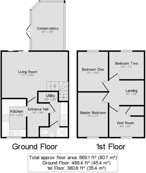 62 Hillesden Avenue, Hillesden Avenue, Bedford floorplan