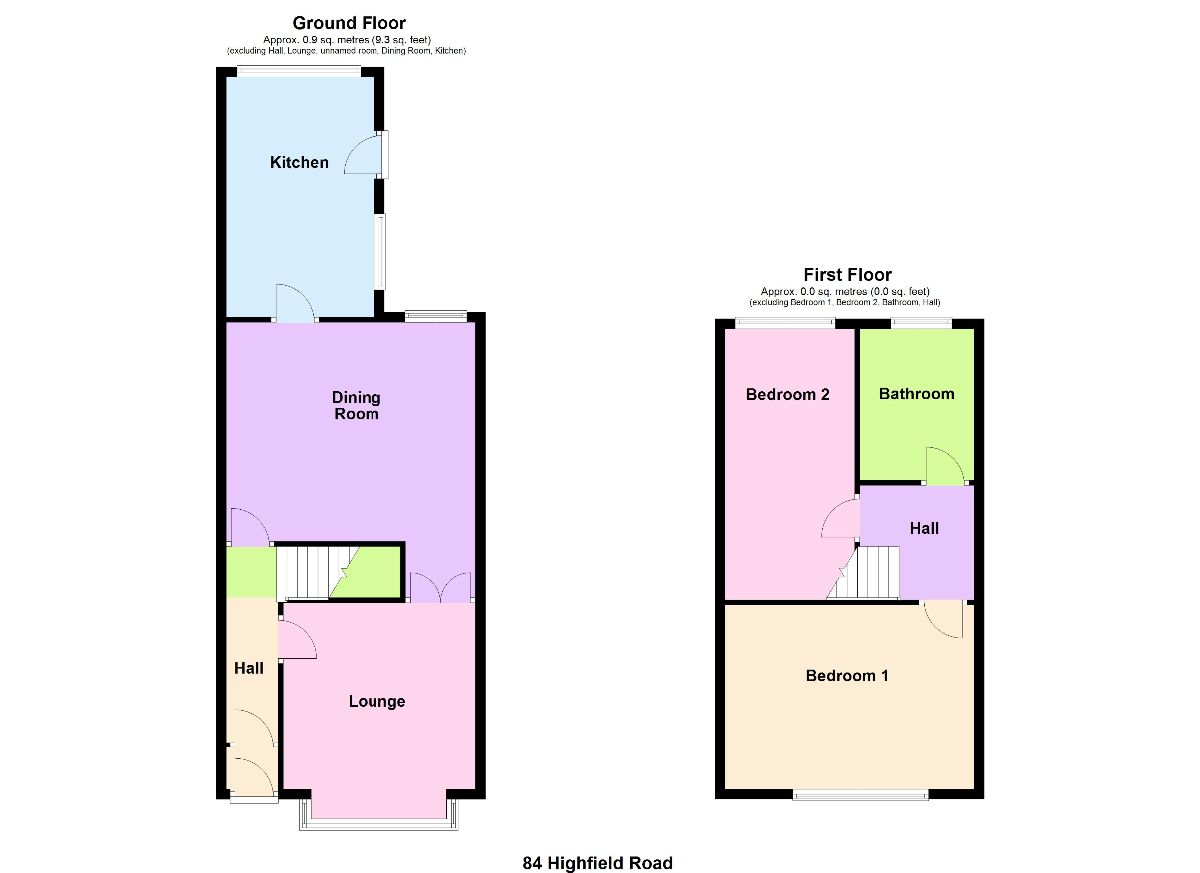 84 Highfield Road, Bolton floorplan