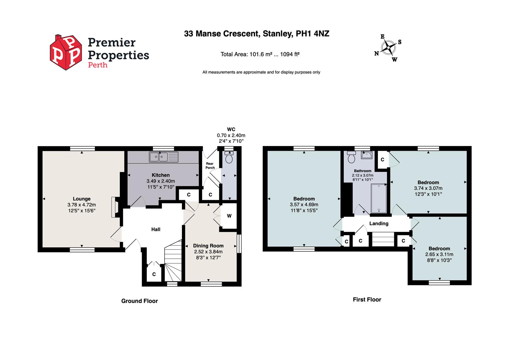 33, Manse Crescent, Perth floorplan