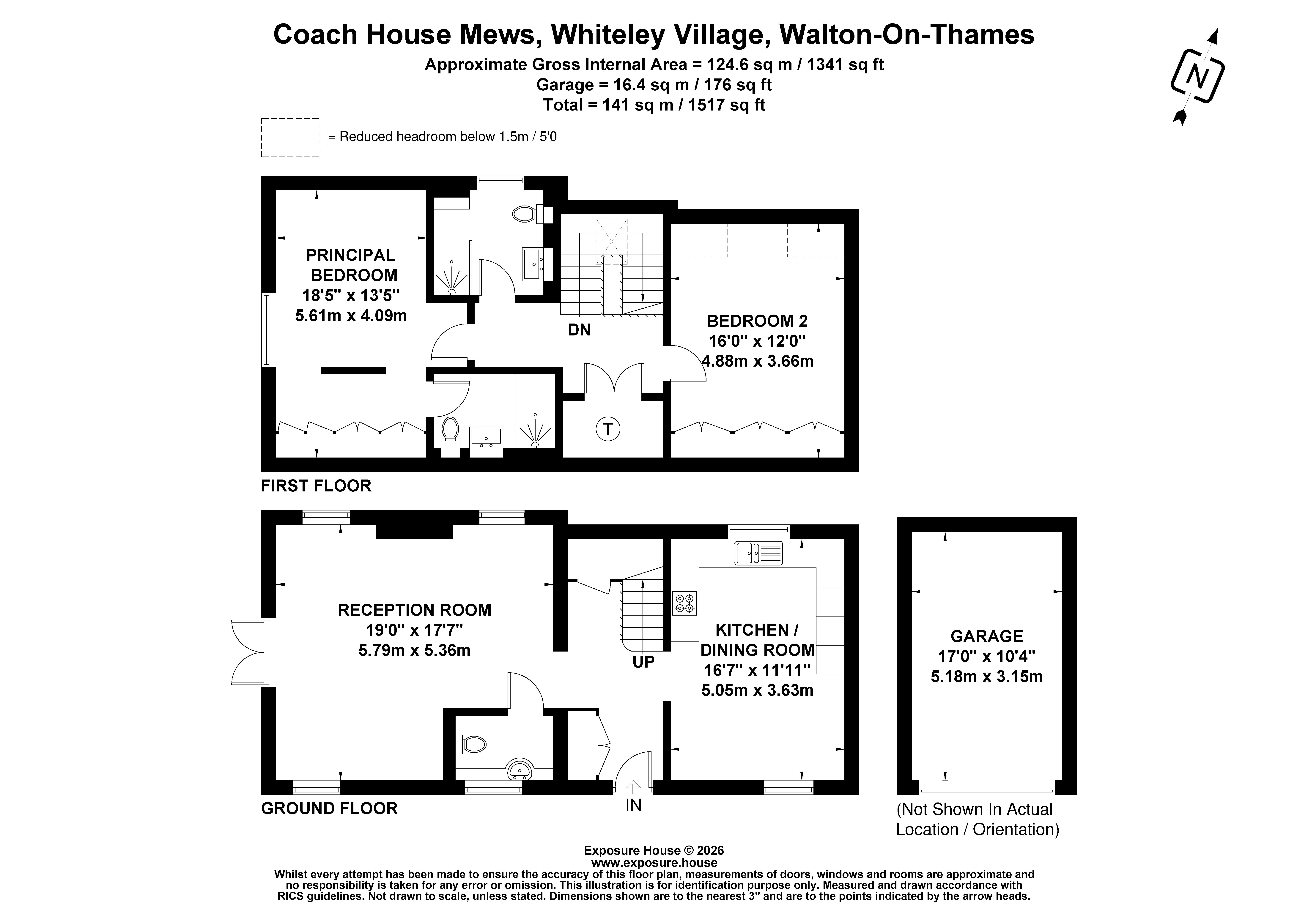 1, Coach House Mews, Hersham floorplan