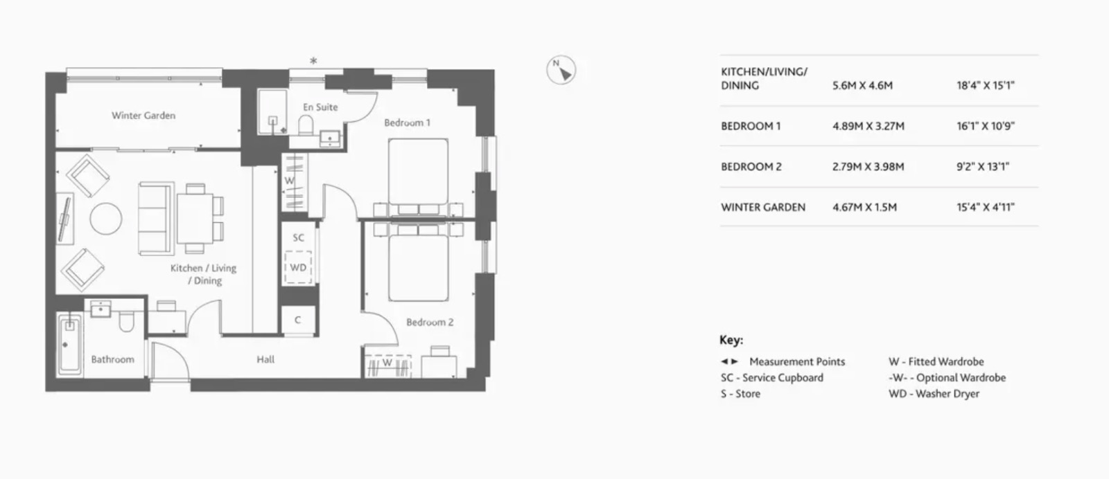 8 Station Road, London floorplan
