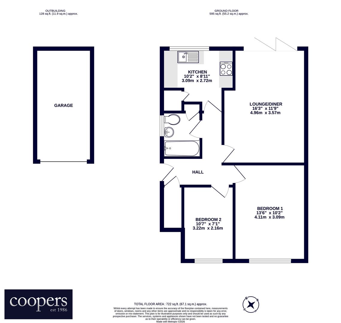 5, Caroline Close, West Drayton floorplan