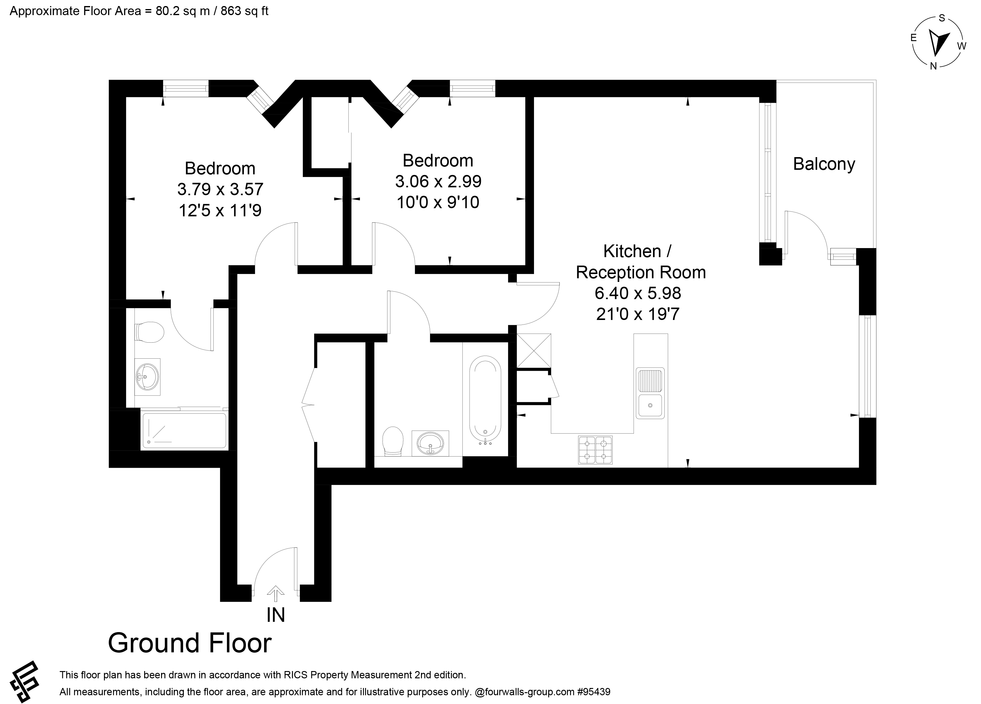 Stanhope House, 6 Quayle Crescent, Whetstone,, London floorplan