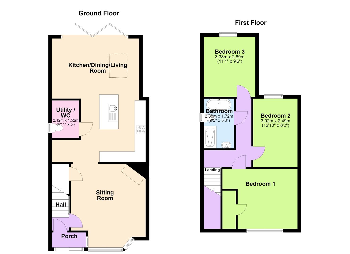 84, Denzil Avenue, Southampton floorplan