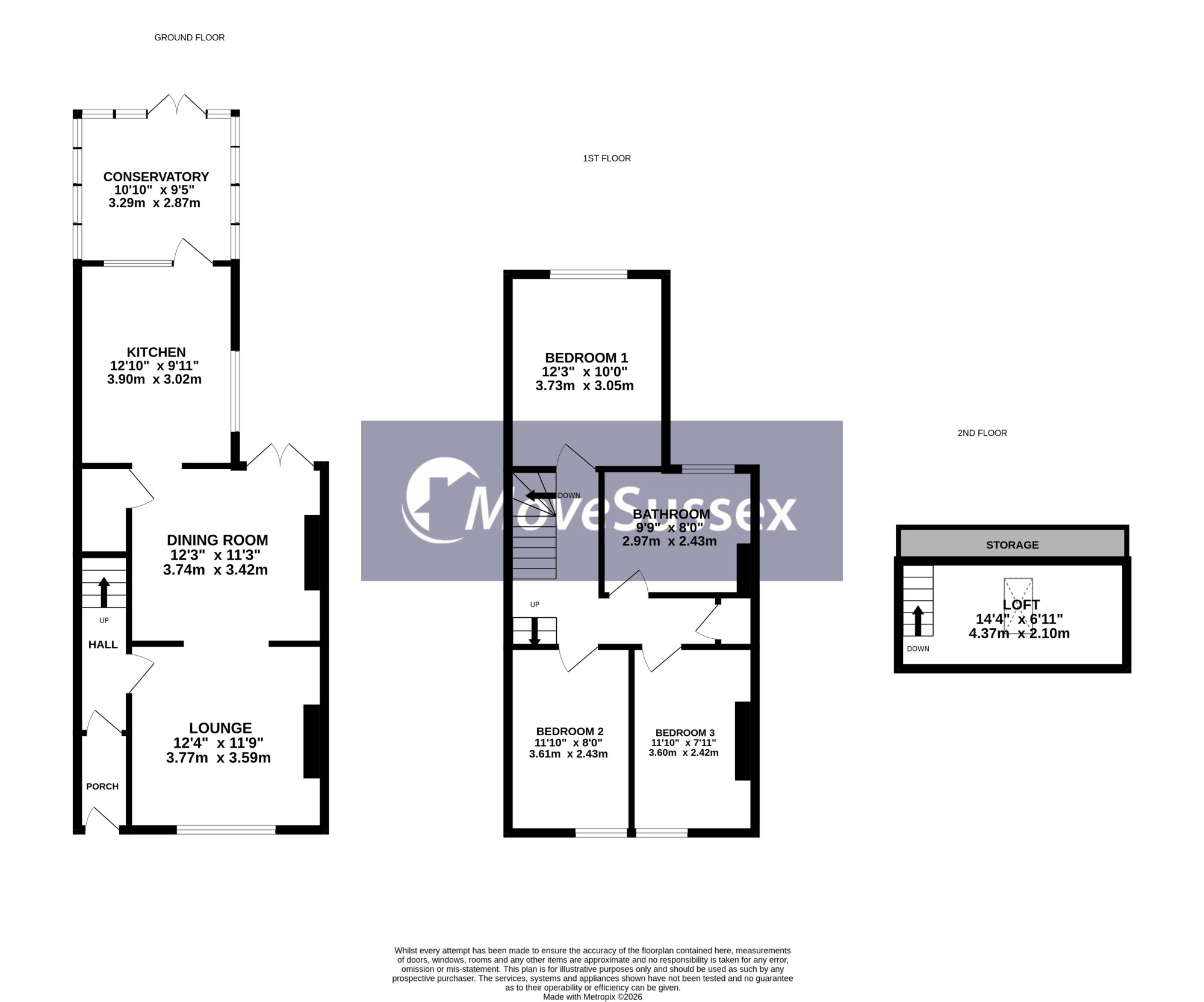 74, Station Road, Polegate floorplan
