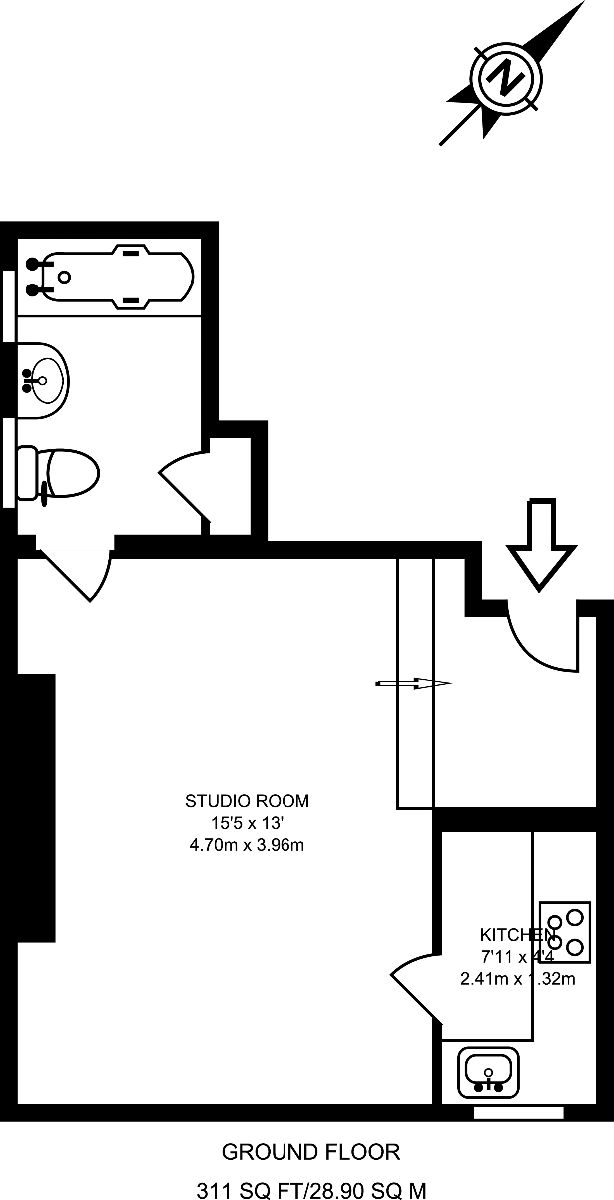 0 Bedrooms Studio to rent in Mount View Road, London N4