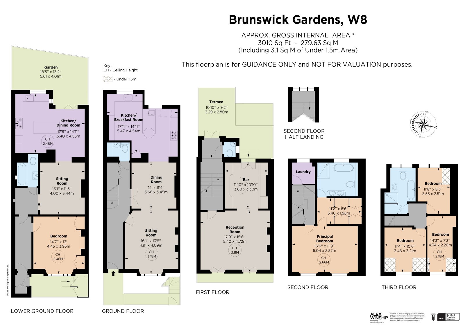 23, Brunswick Gardens, London floorplan