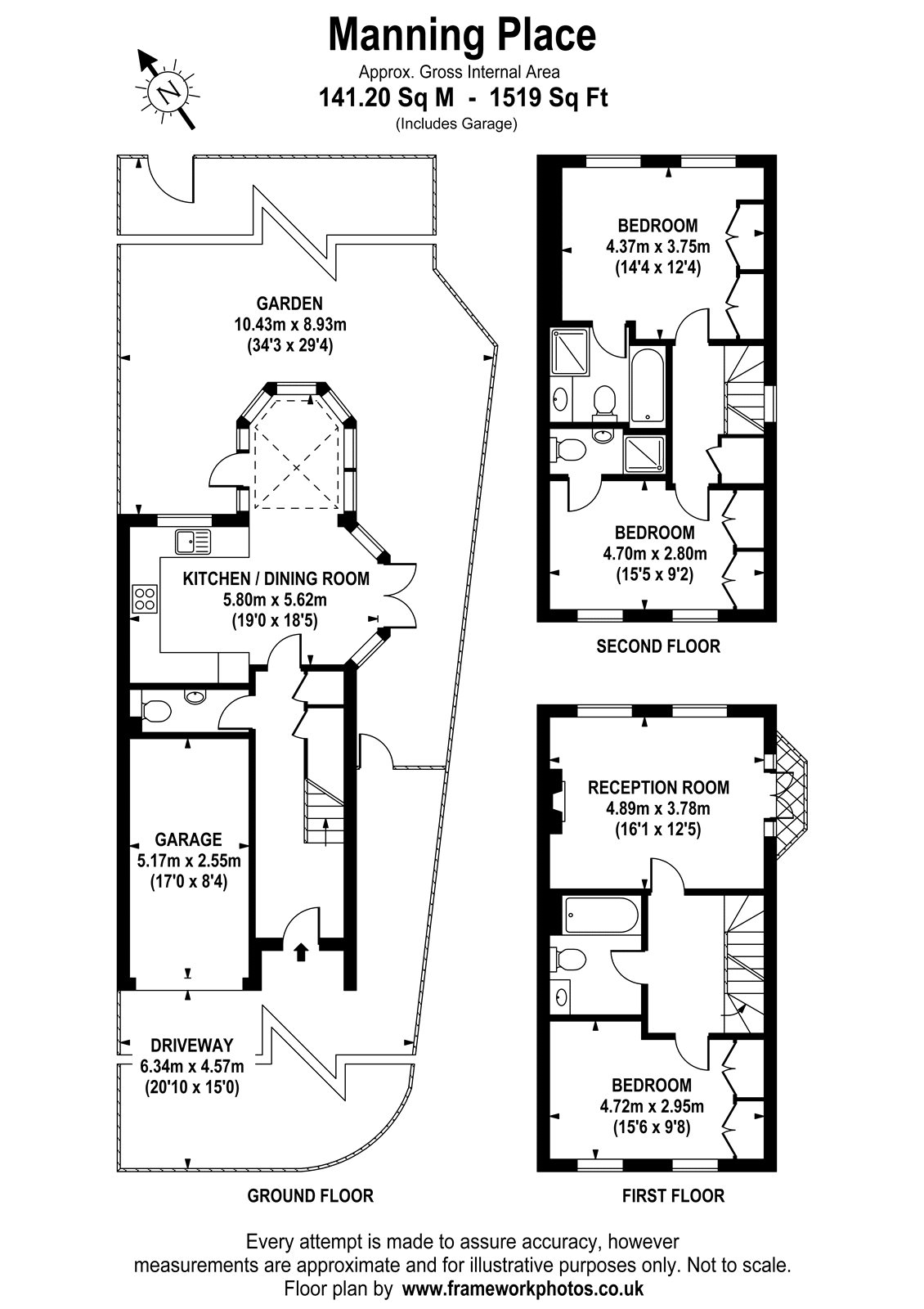 3 Bedrooms  for sale in Manning Place, Richmond TW10