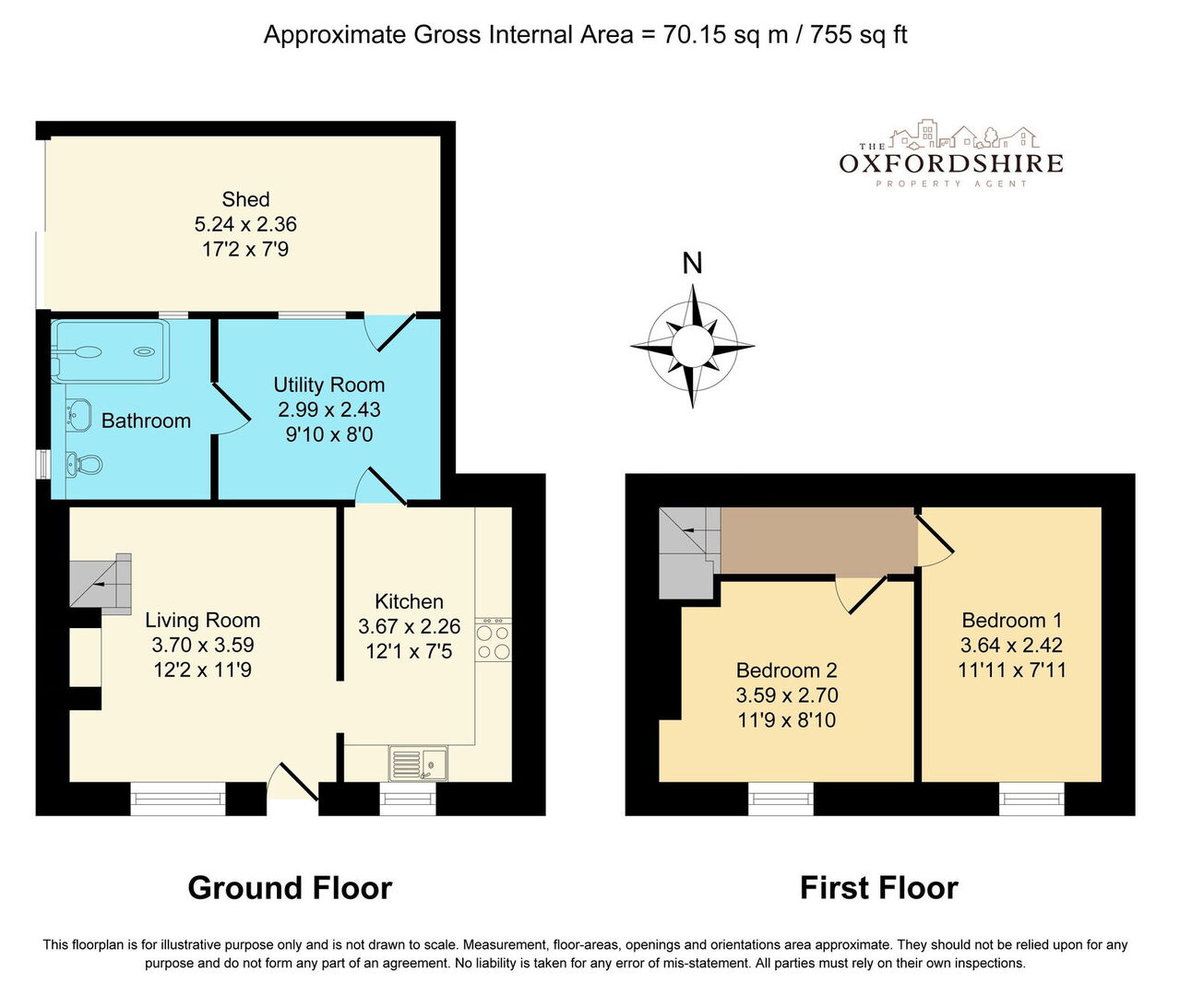 Cotswold Cottage, Farm Lane, Witney floorplan