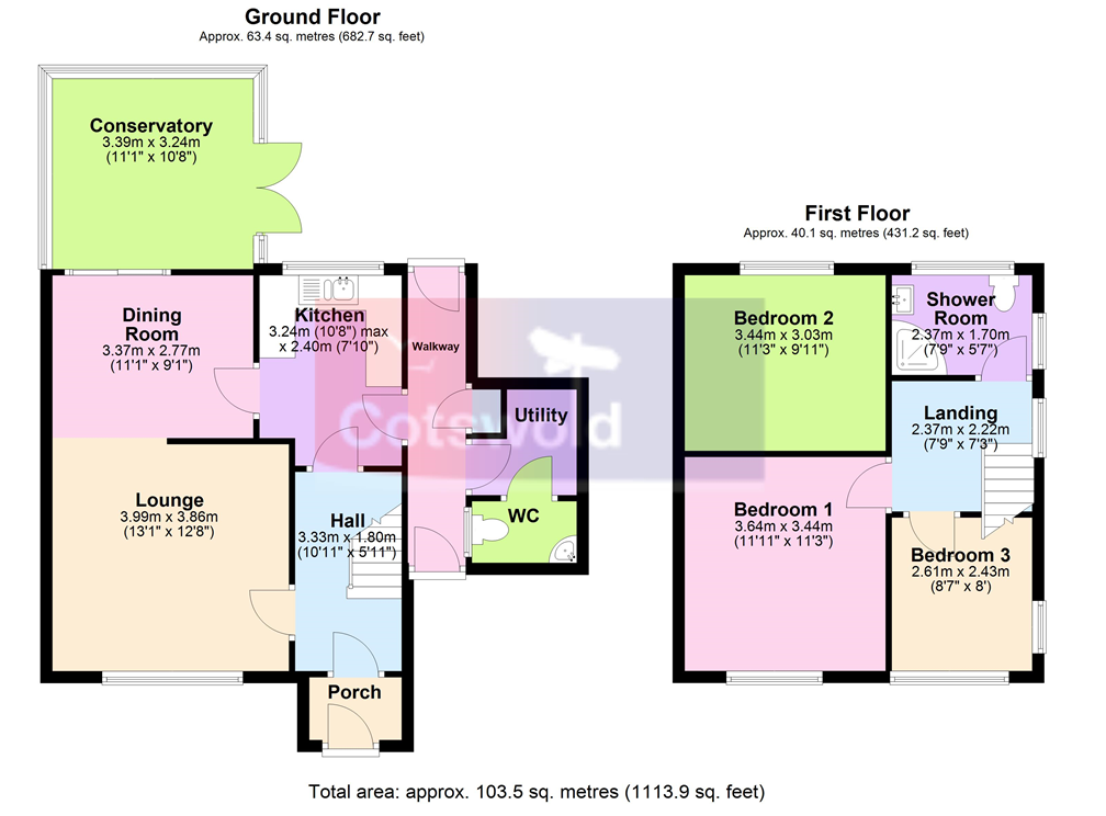 87, Tobyfield Road, Cheltenham floorplan