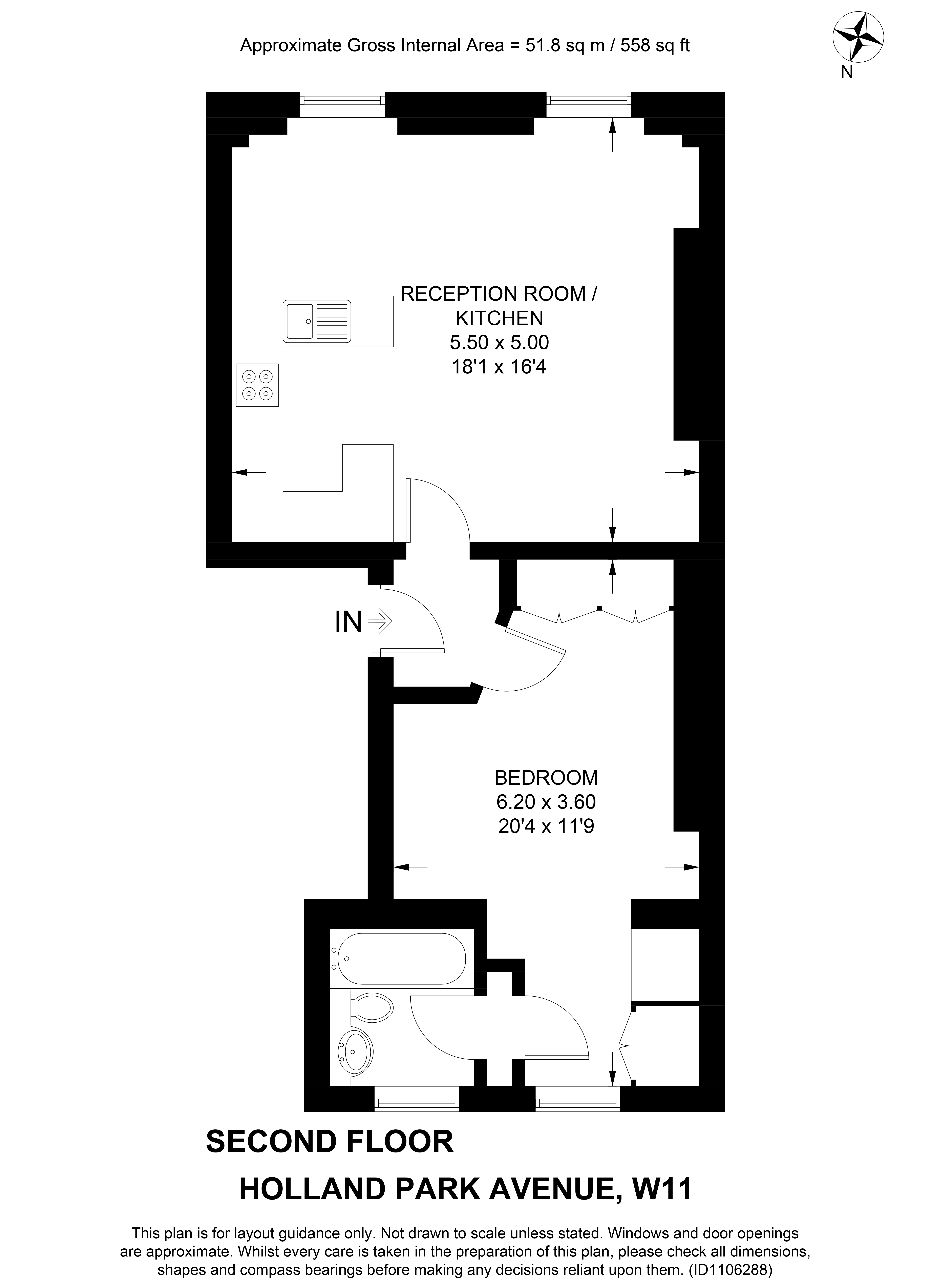 Holland Park Avenue, London floorplan