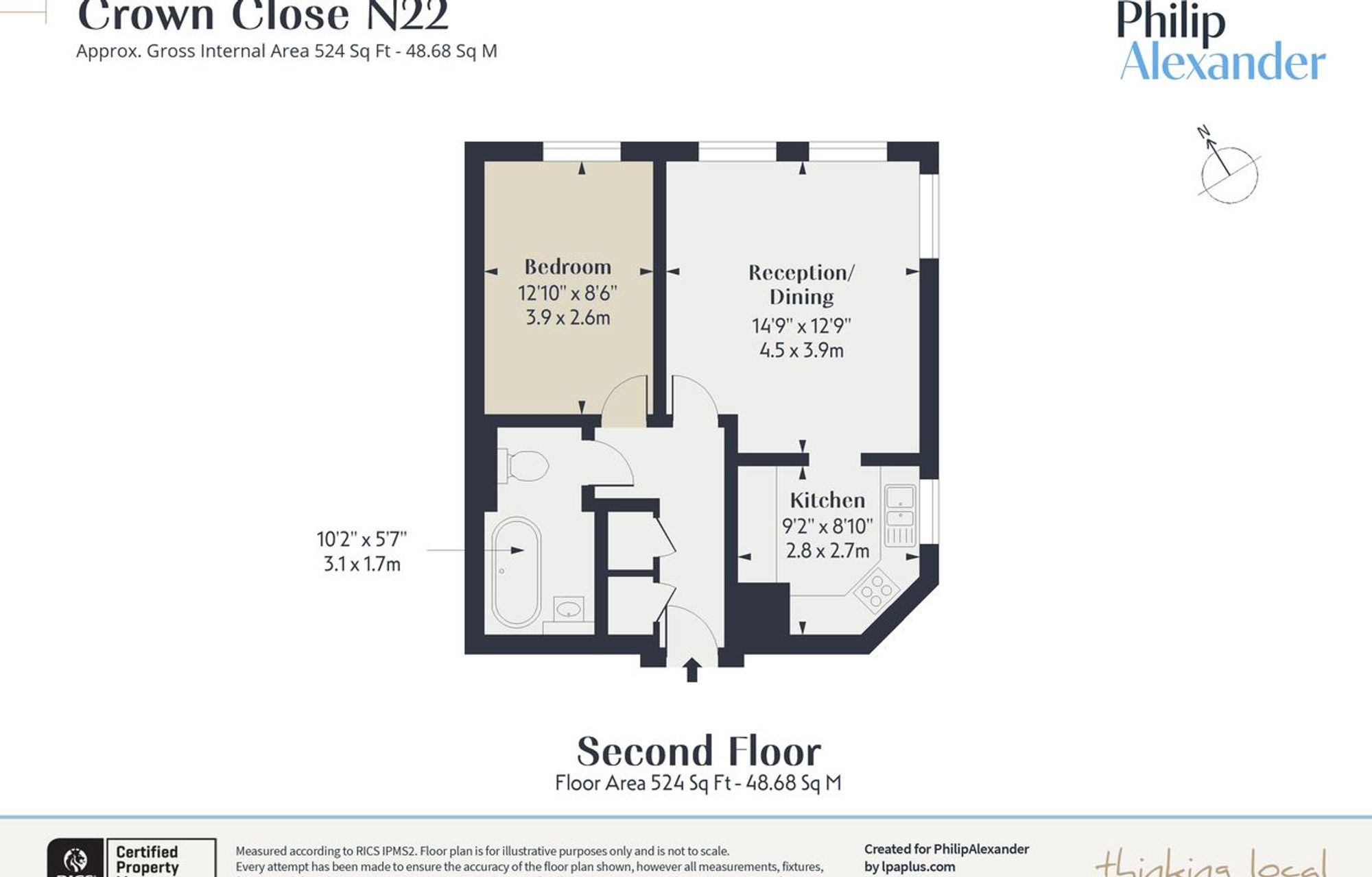 10 Crown Close Winkfield Road, London floorplan