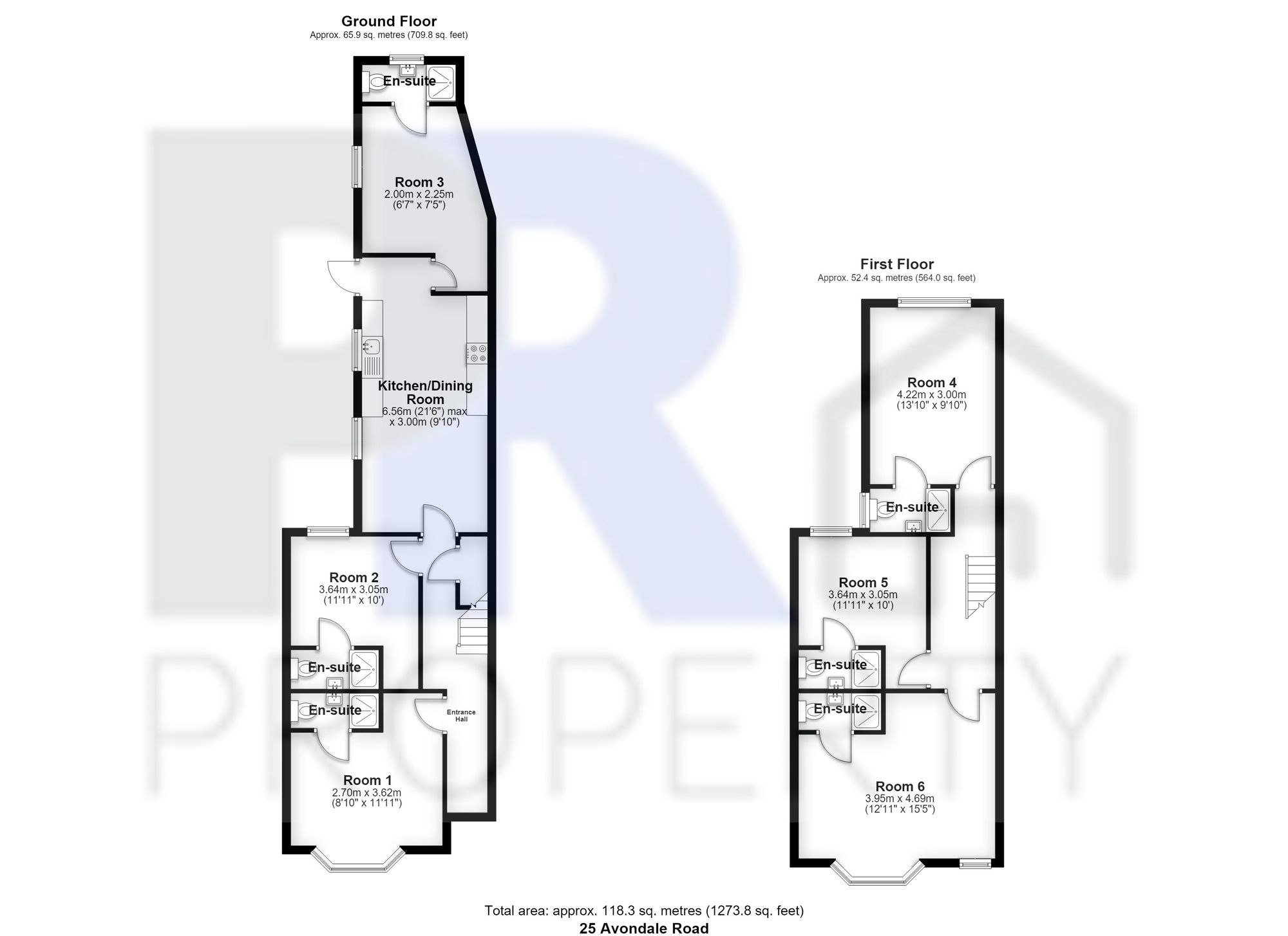 25, Avondale Road, Luton, LU1 floorplan