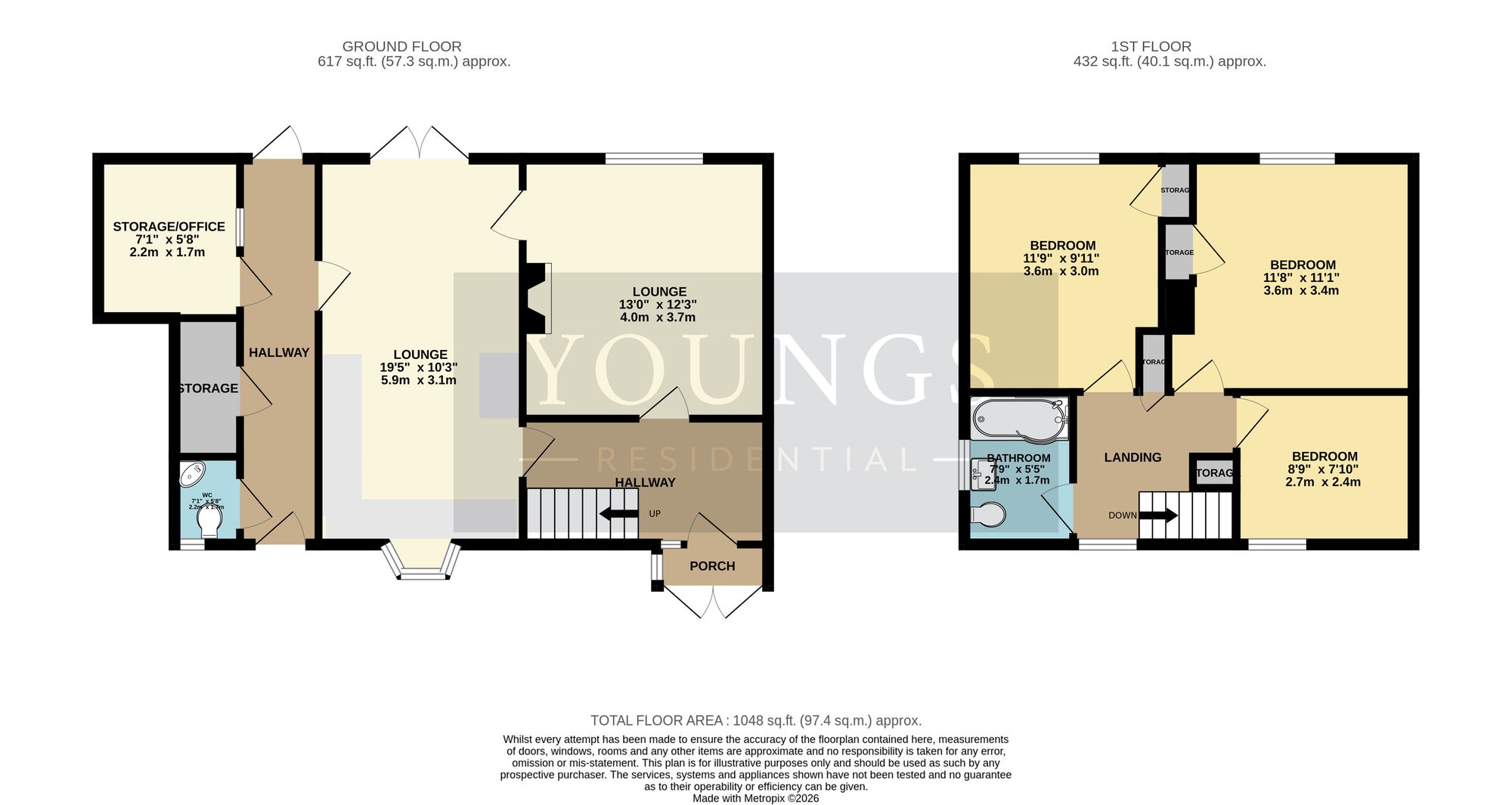 25 Green Road, Benfleet floorplan