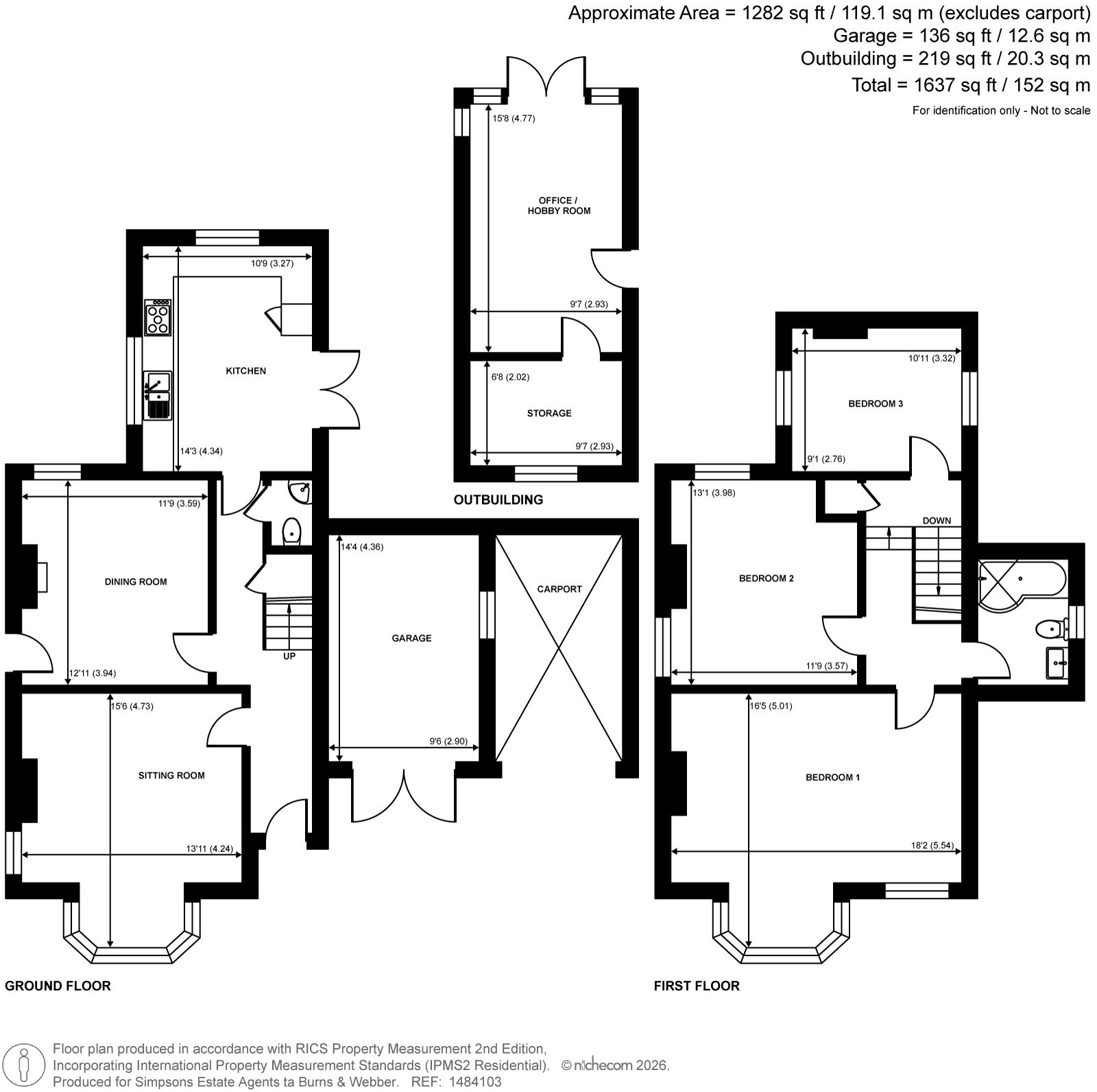 4, Broadwell Road, Farnham floorplan