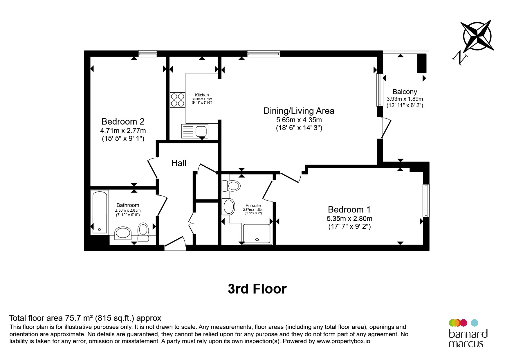 Flat 19, Curtis House, 14a, Unity Lane, Hounslow floorplan