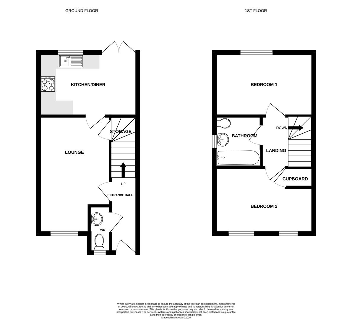 28, Poachers Way, King's Lynn floorplan