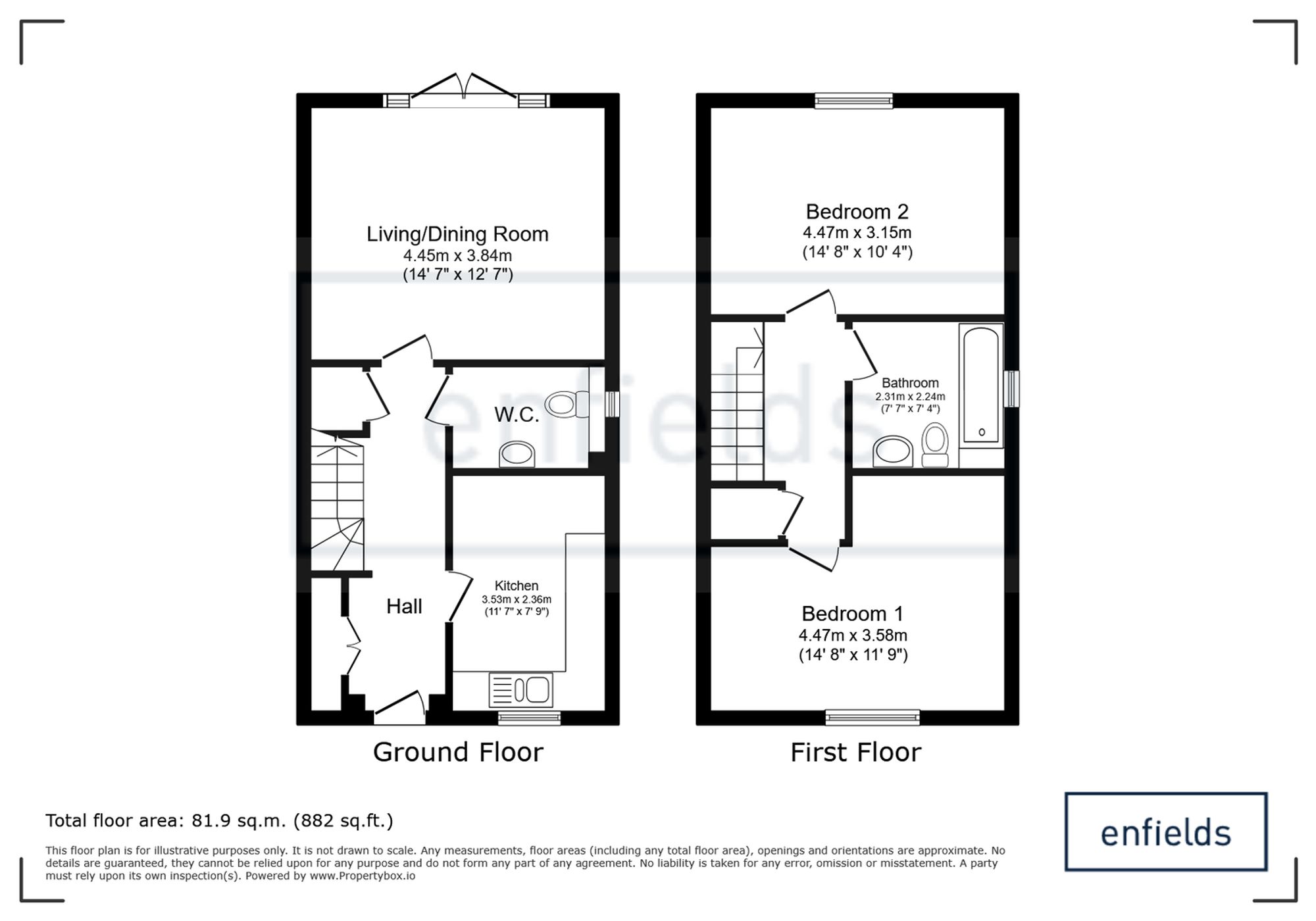 12 Chalkhill Meadow, Eastleigh floorplan