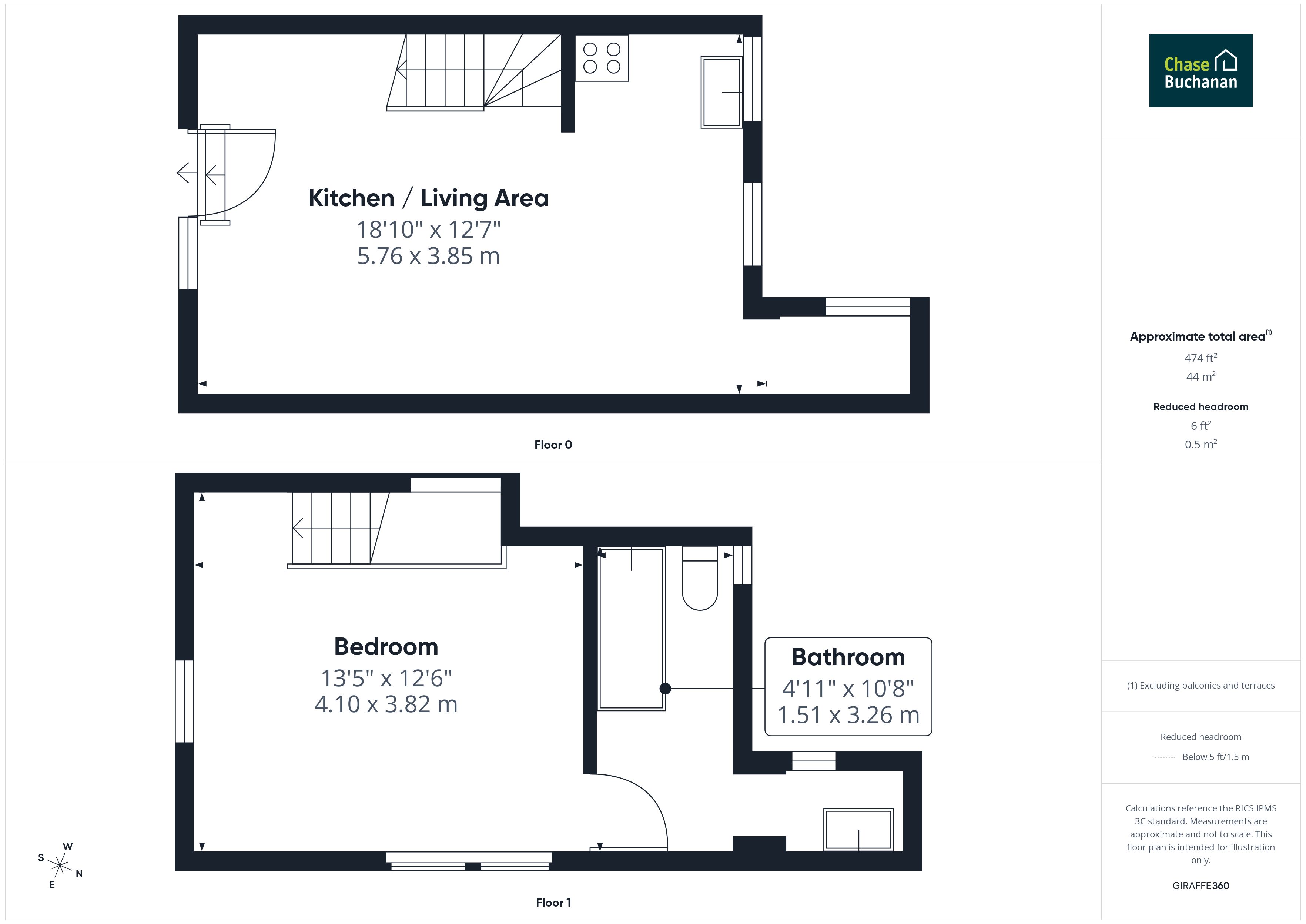 1, Braemar Cottages, Teddington floorplan