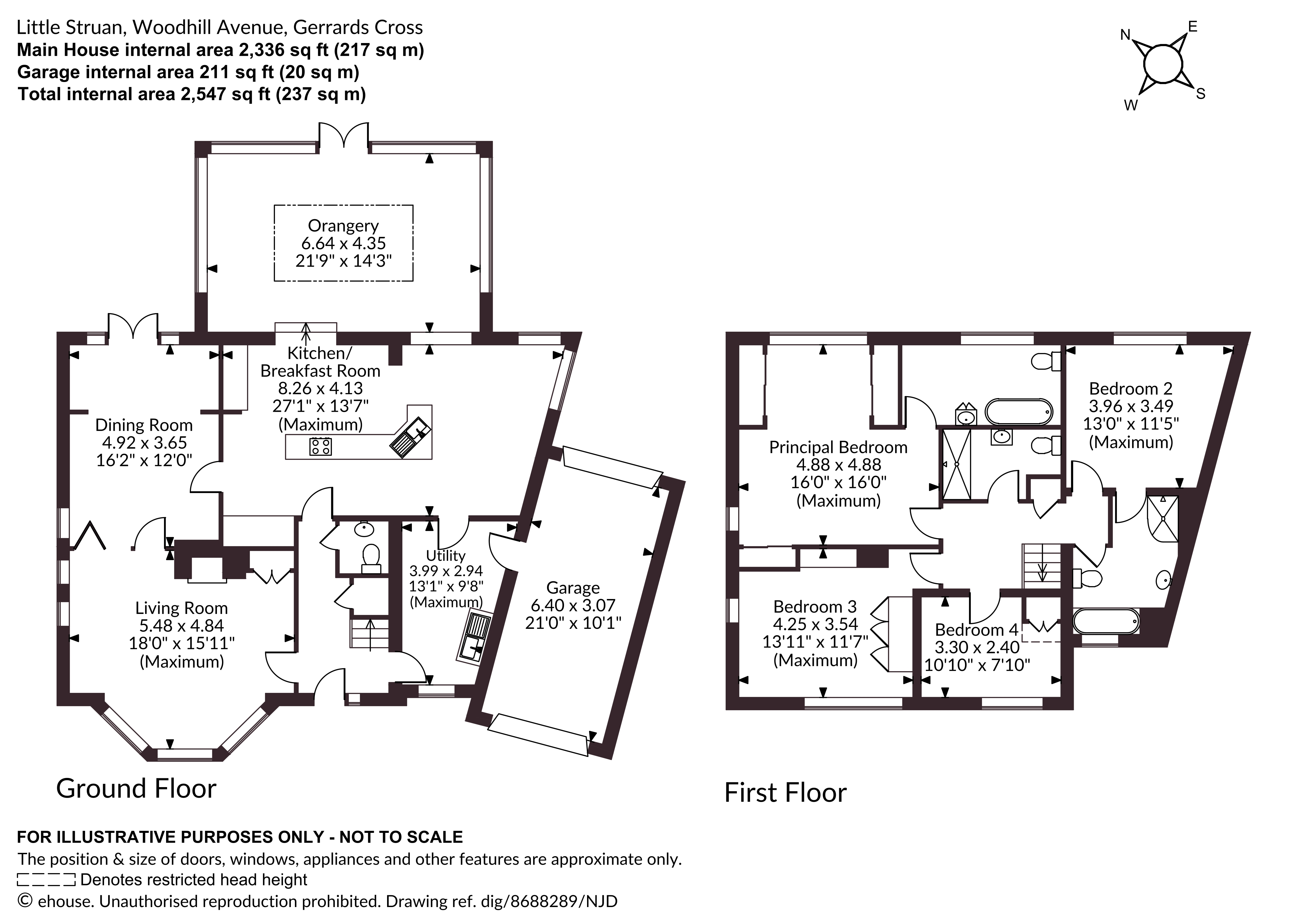 Little Struan, 41, Woodhill Avenue, Buckinghamshire floorplan