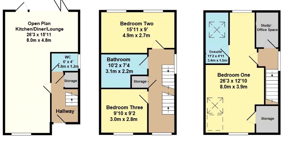 4 Chalk Place,, Knockhall Chase, Kent floorplan