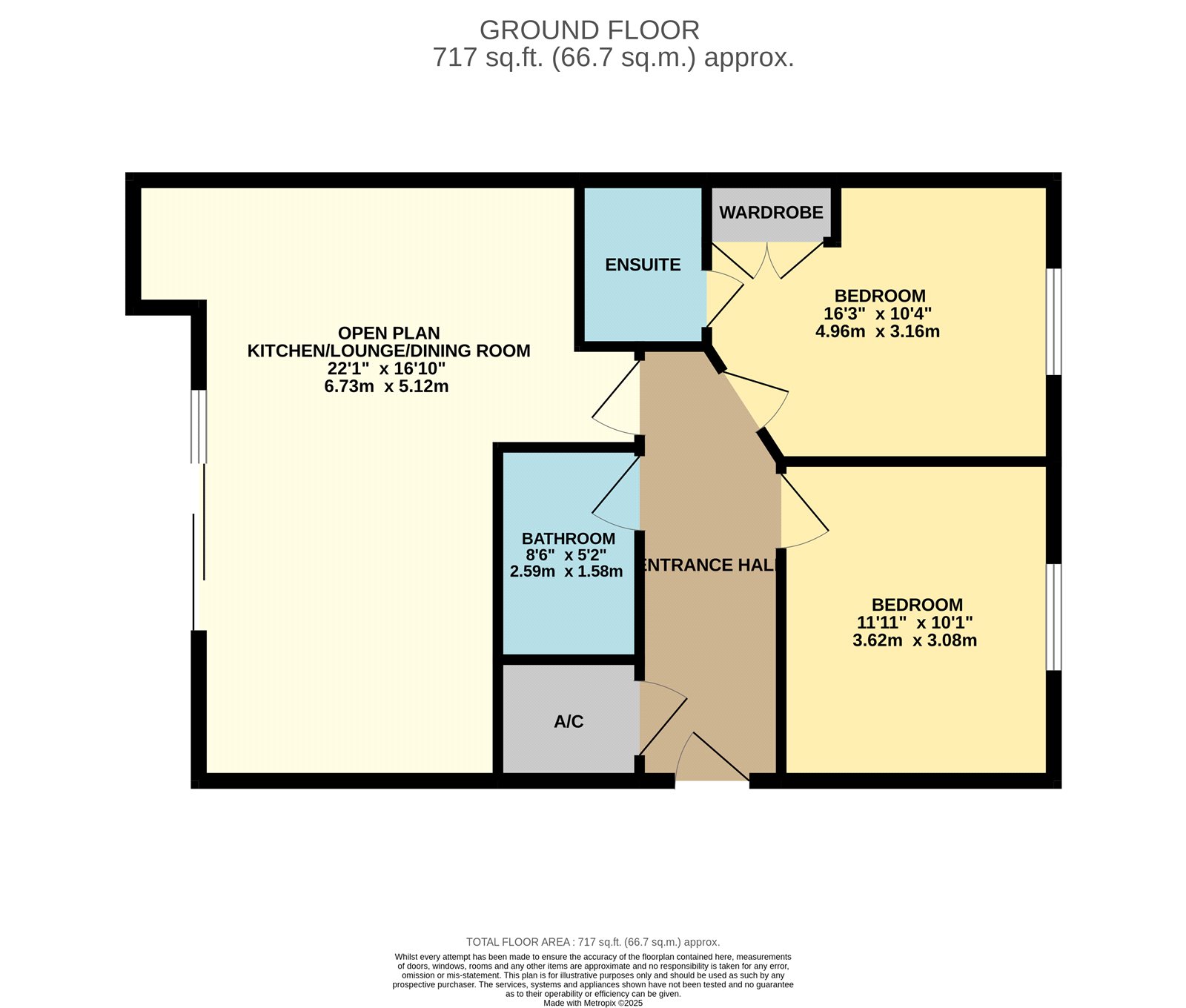 Flat 45,, Sapphire Court, Southampton floorplan