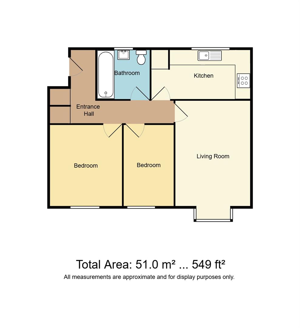 Flat 23, Carlton House 239-241, Preston Road, Brighton floorplan