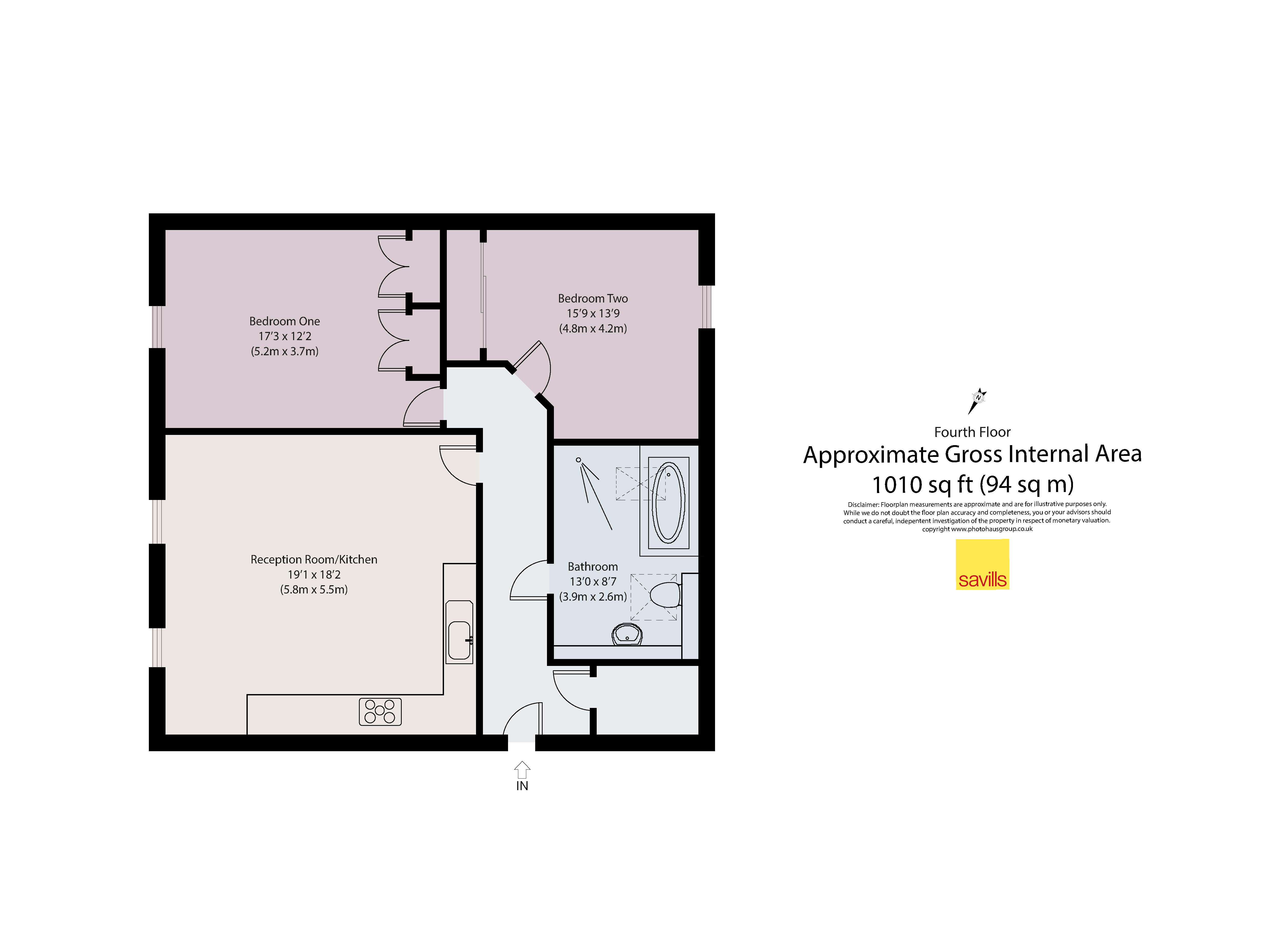 Apartment 15, Devon House, 1, Maidstone Buildings Mews, London floorplan