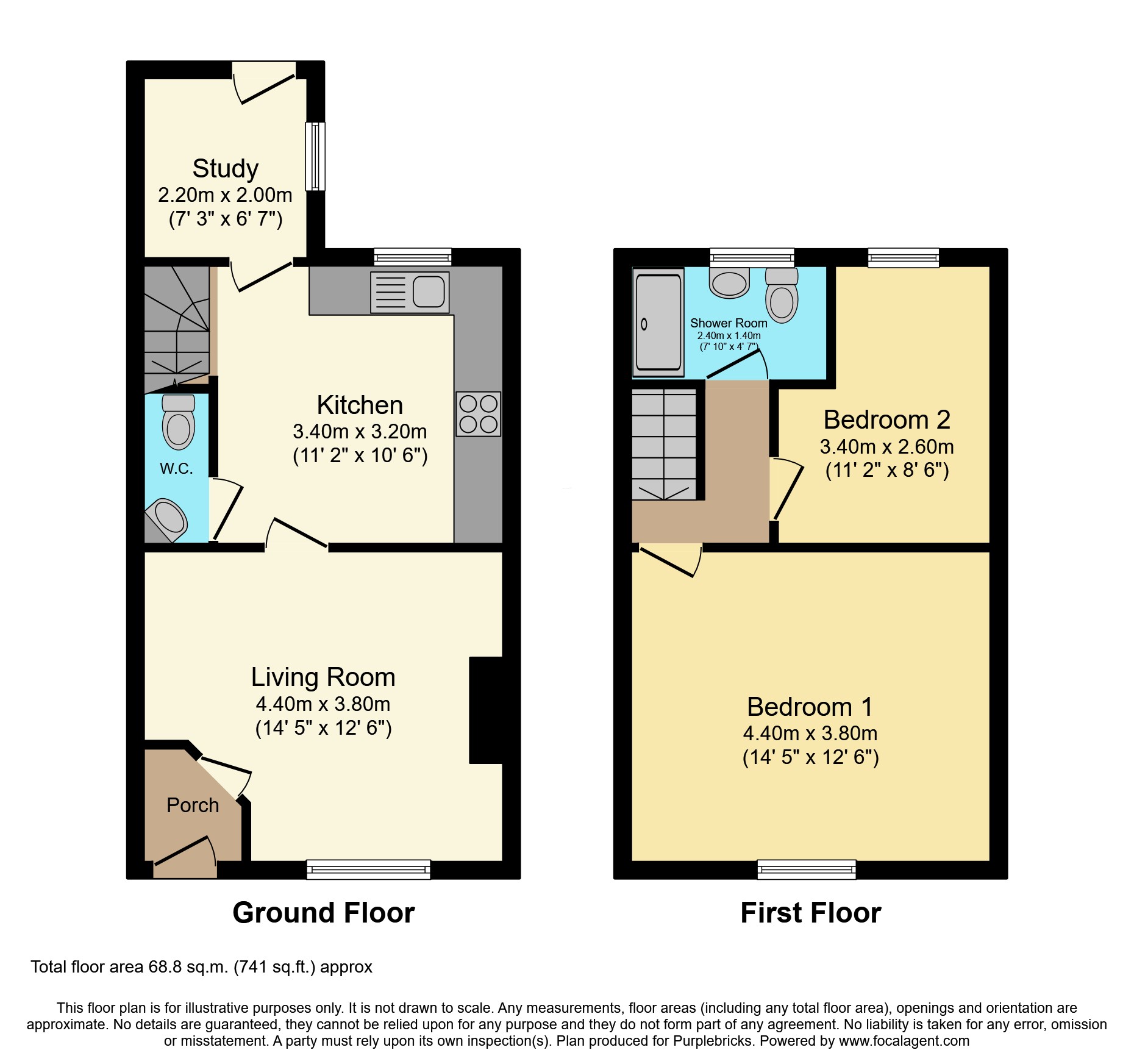 44, Kings Road, Ashton-under-Lyne floorplan
