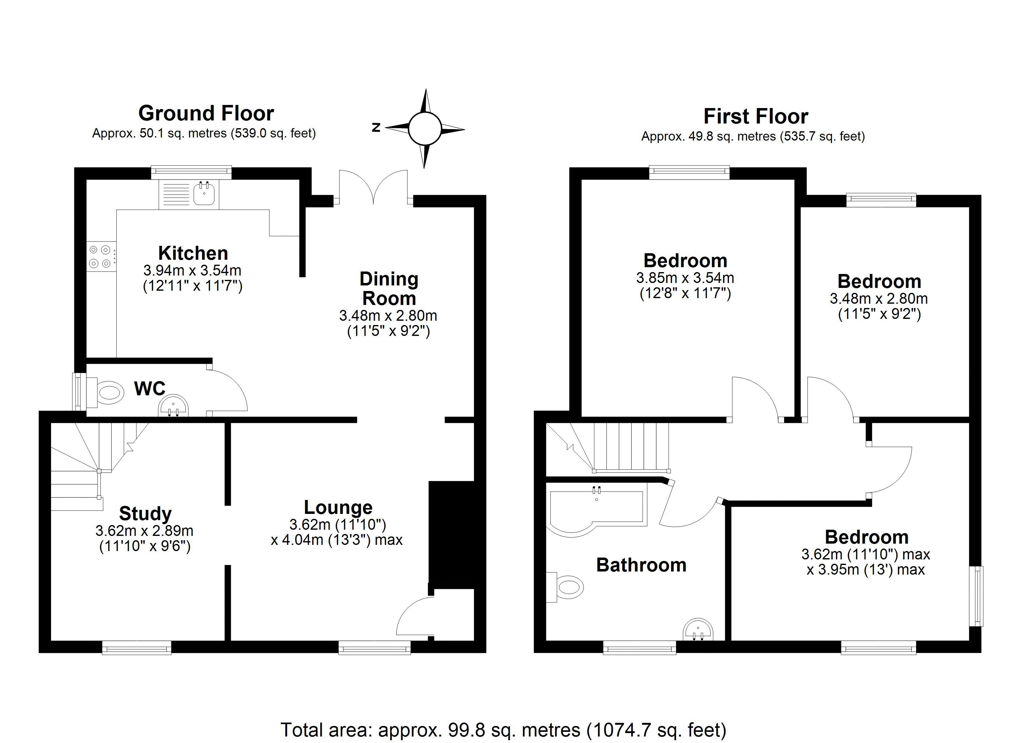 51, King Street, Broseley floorplan