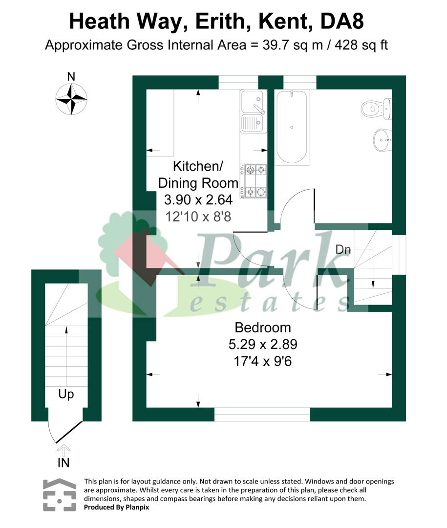 109, Heath Way, Erith floorplan