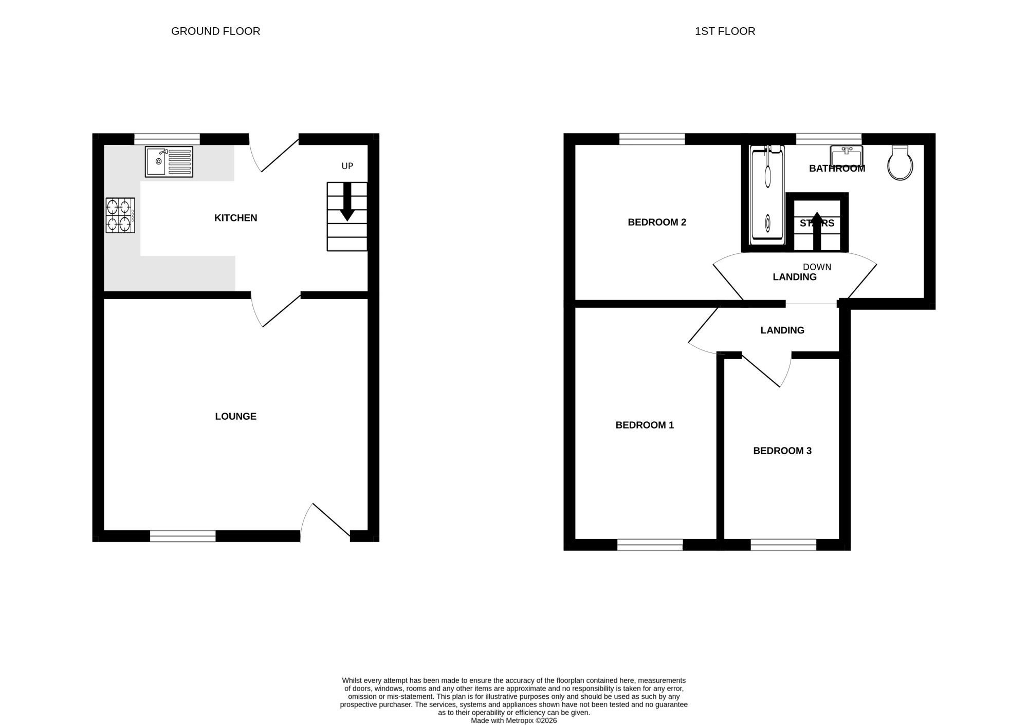 26, Wyre Street, Preston floorplan