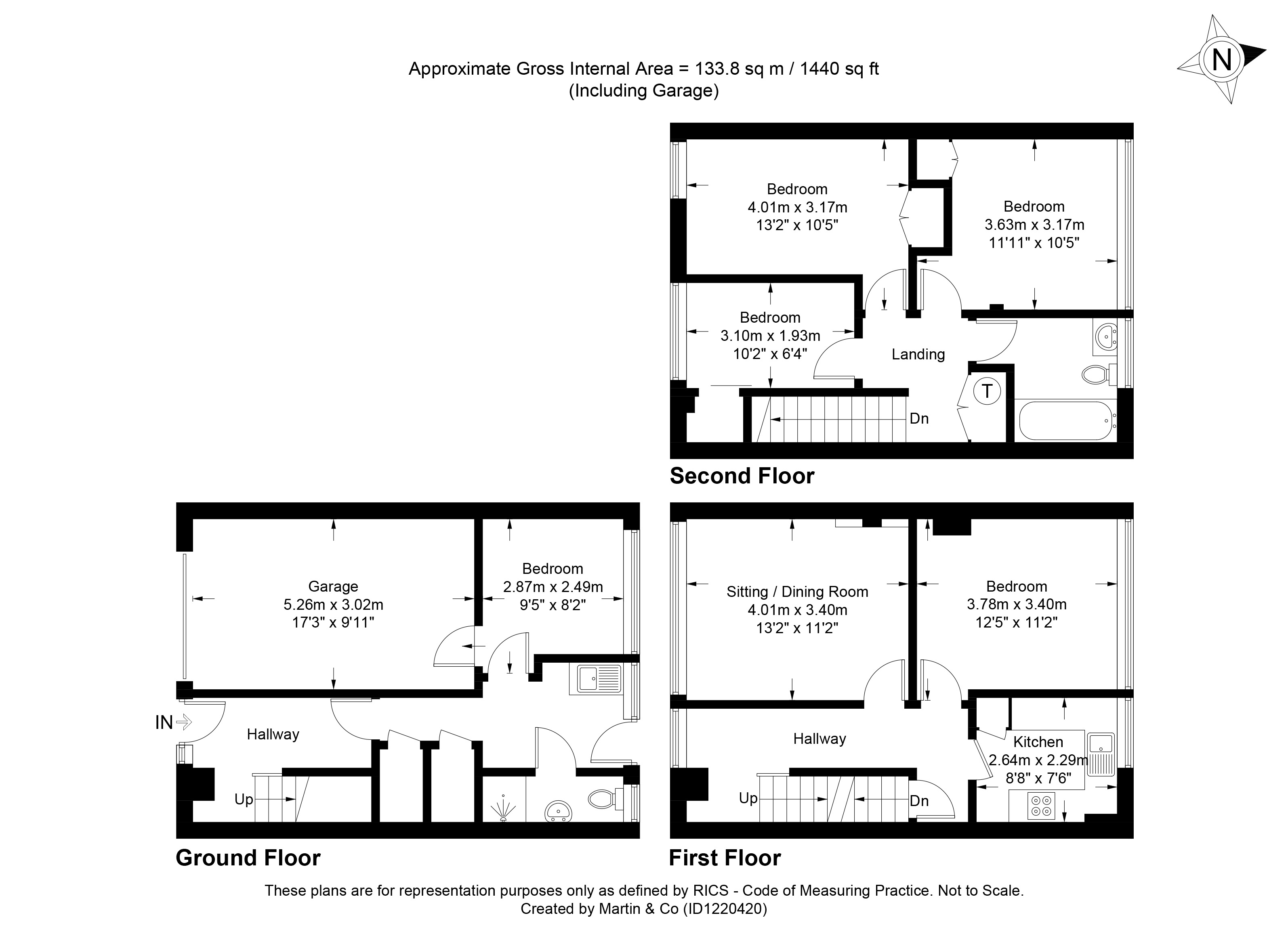4, Sparkford Close, Winchester floorplan