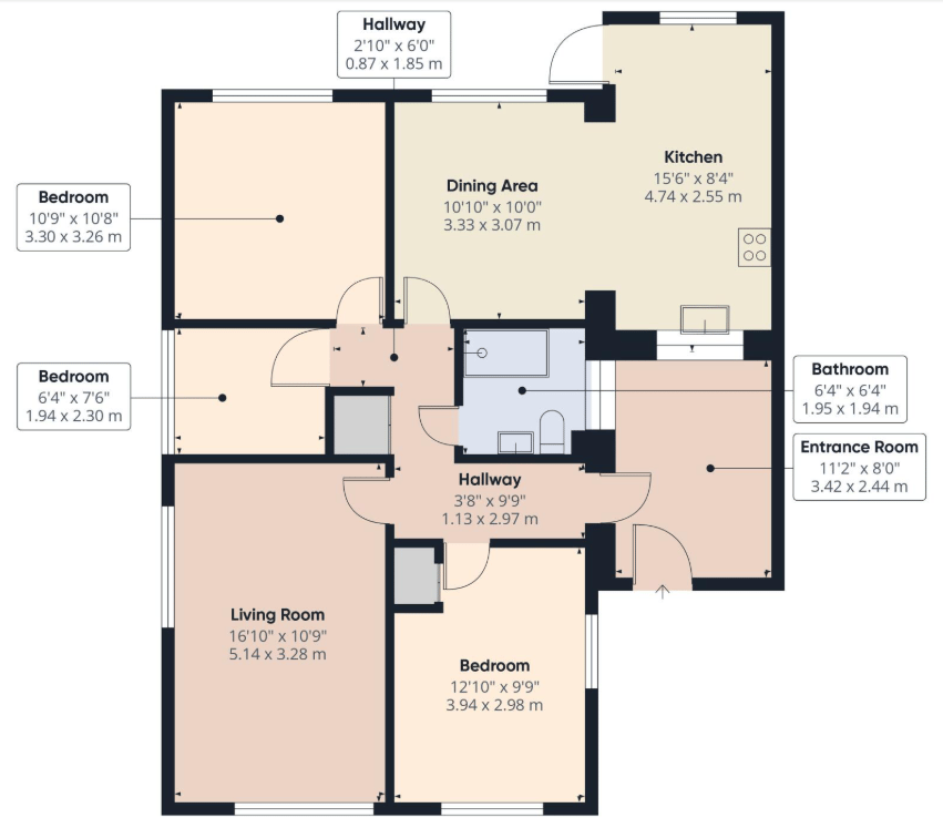 Pinnex Moor Road, Tiverton floorplan