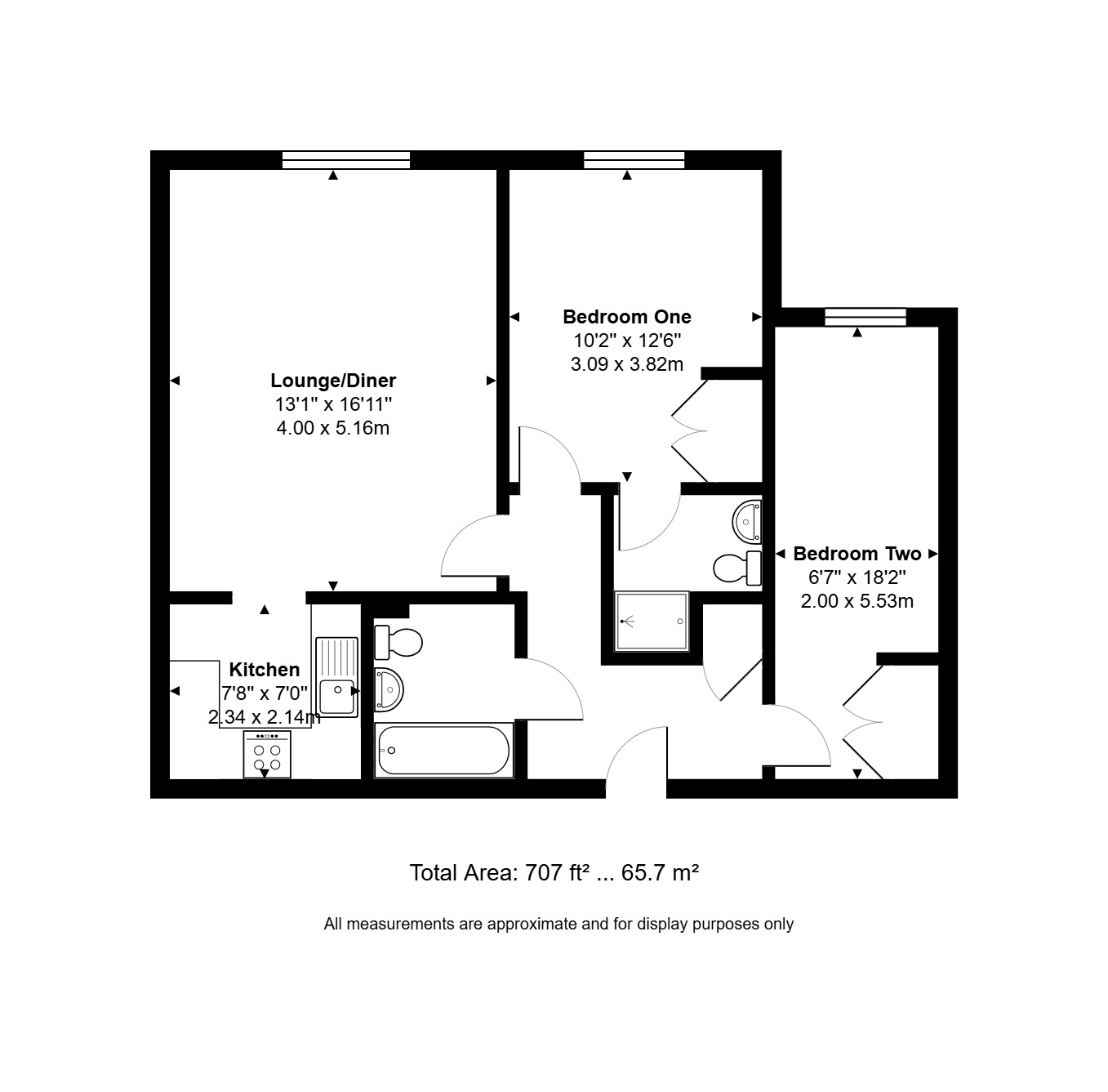 Flat 8 Skelton Court,, Connaught Road, Reading floorplan