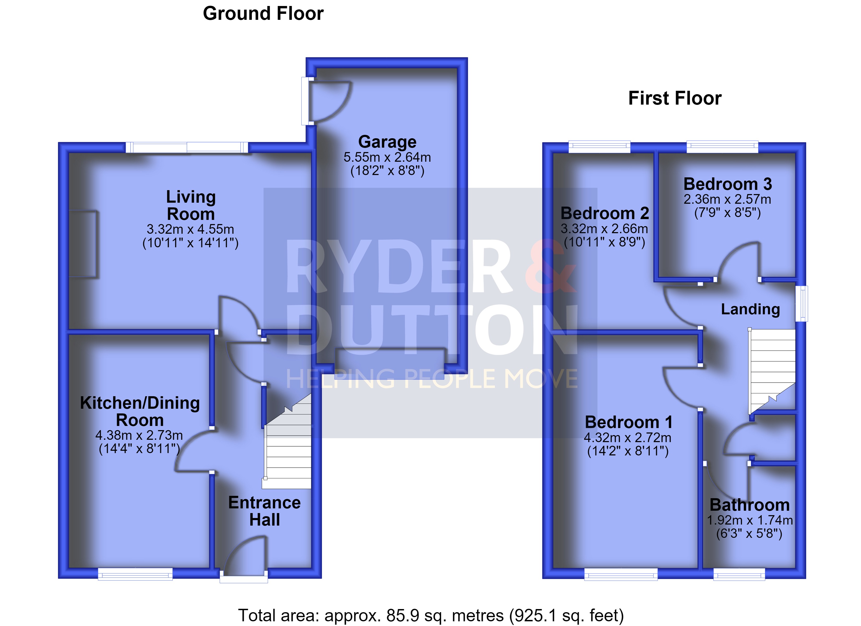 16, Fairview Terrace, West Yorkshire floorplan