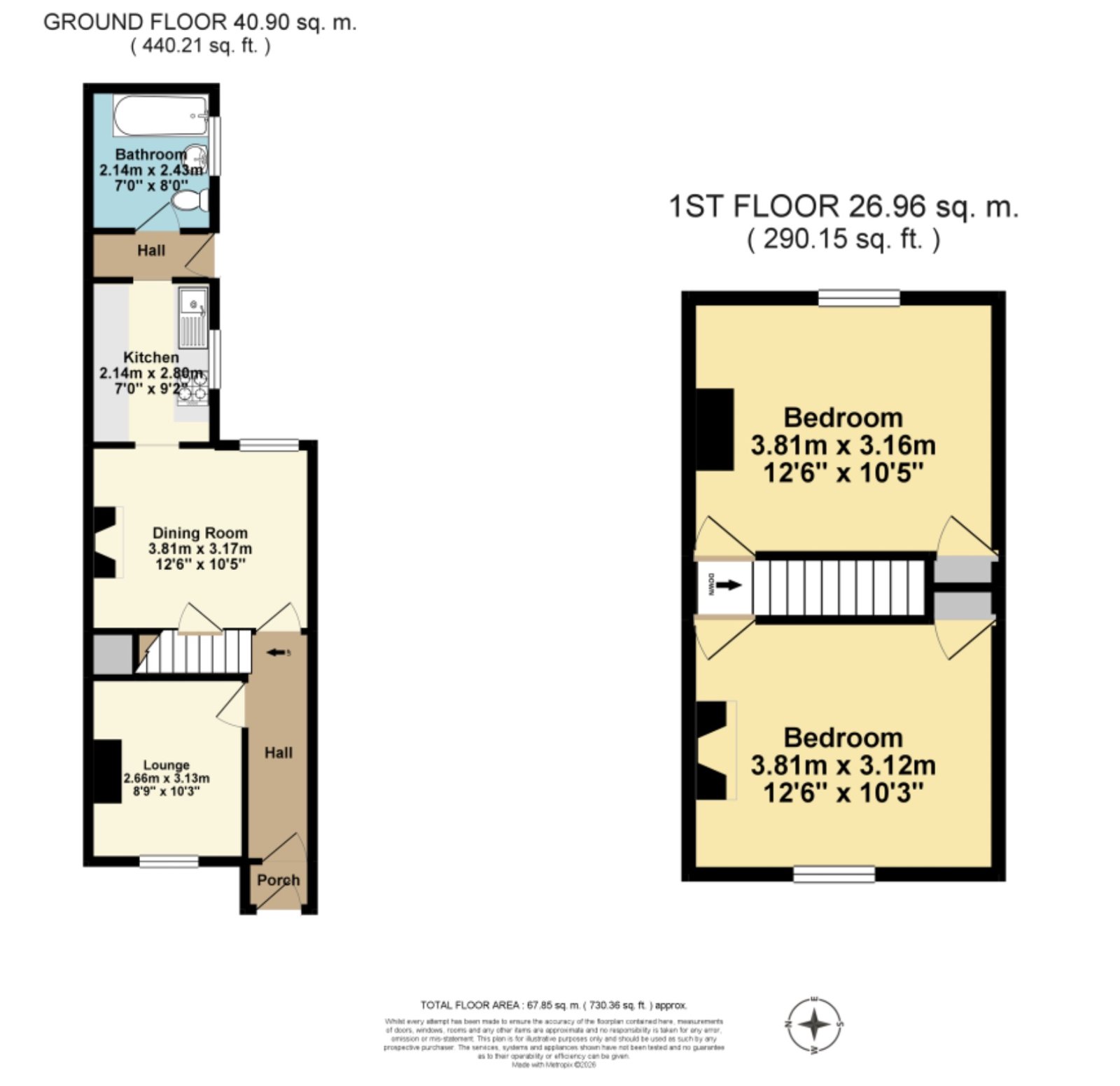 23, Stanley Road, Kent floorplan