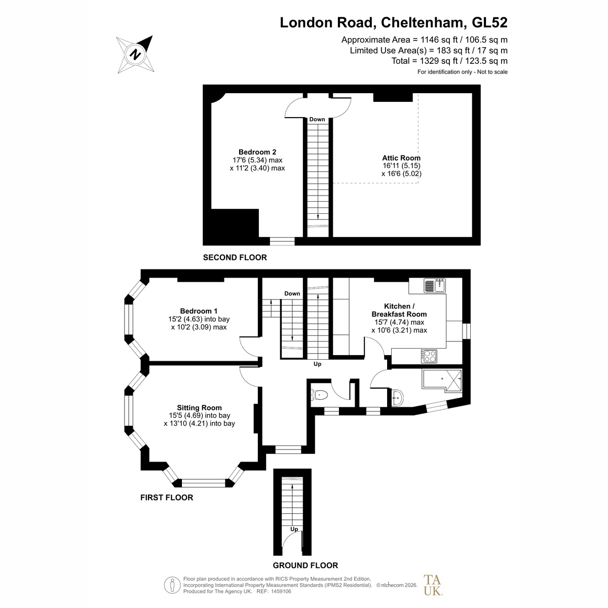 212b, London Road, Cheltenham floorplan