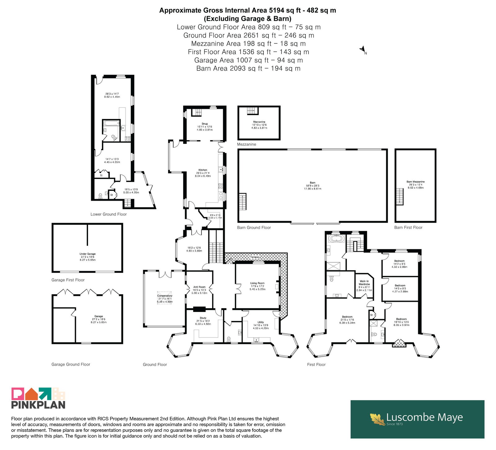 Lower Weeke Farm, Dartmouth floorplan