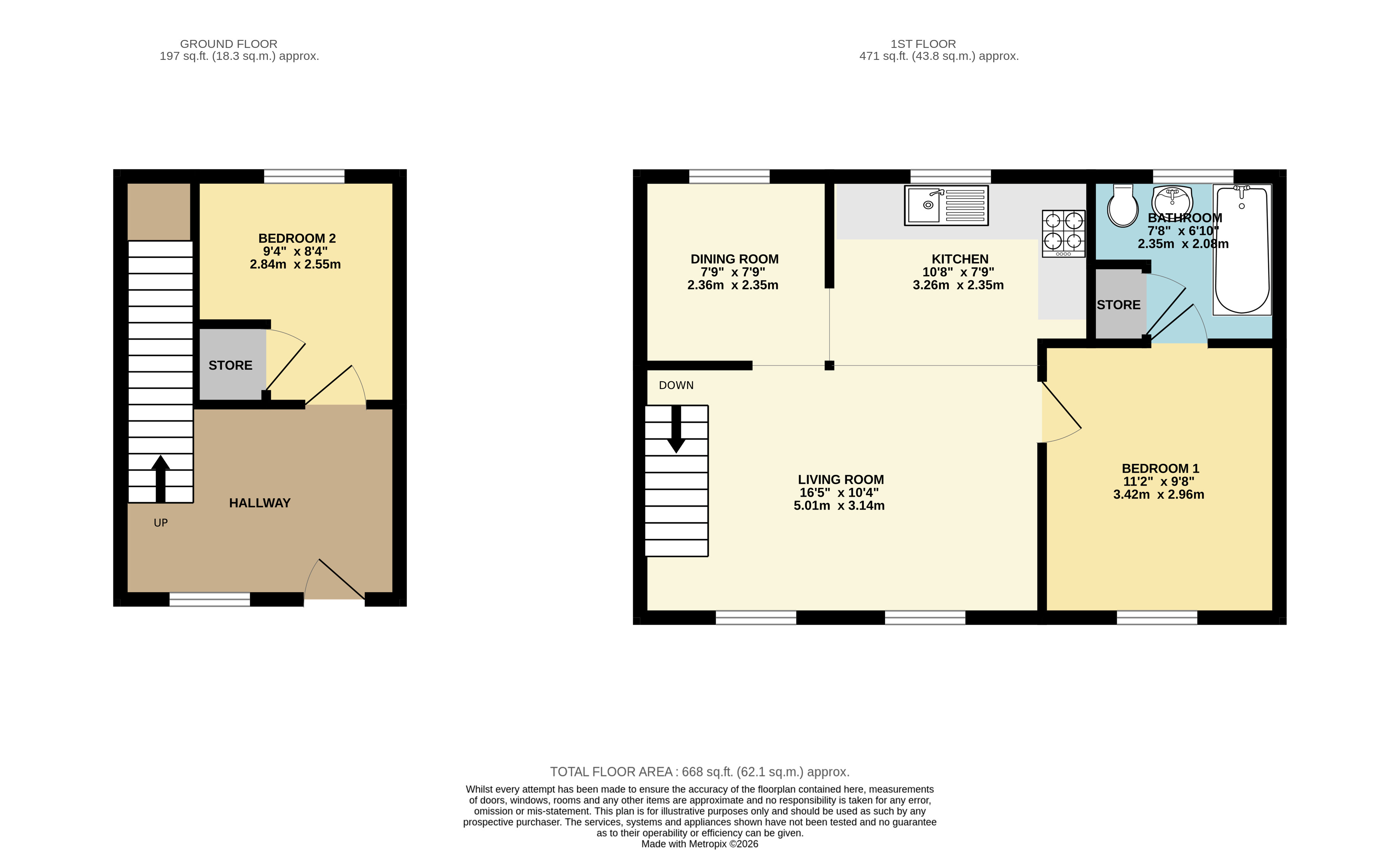 14, Riddles Court, Nottingham floorplan