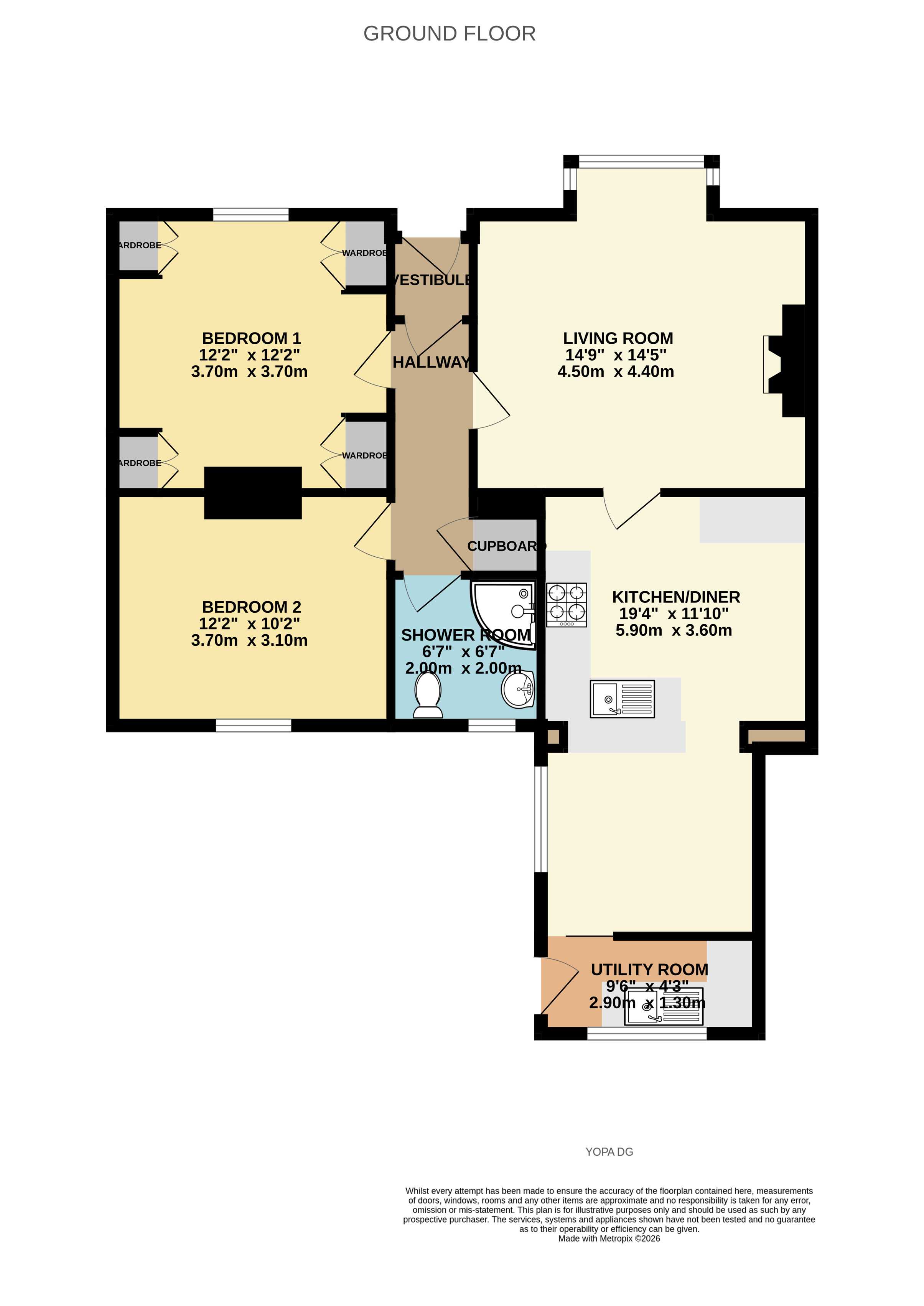 19, Hazelrigg Avenue, Dumfries floorplan