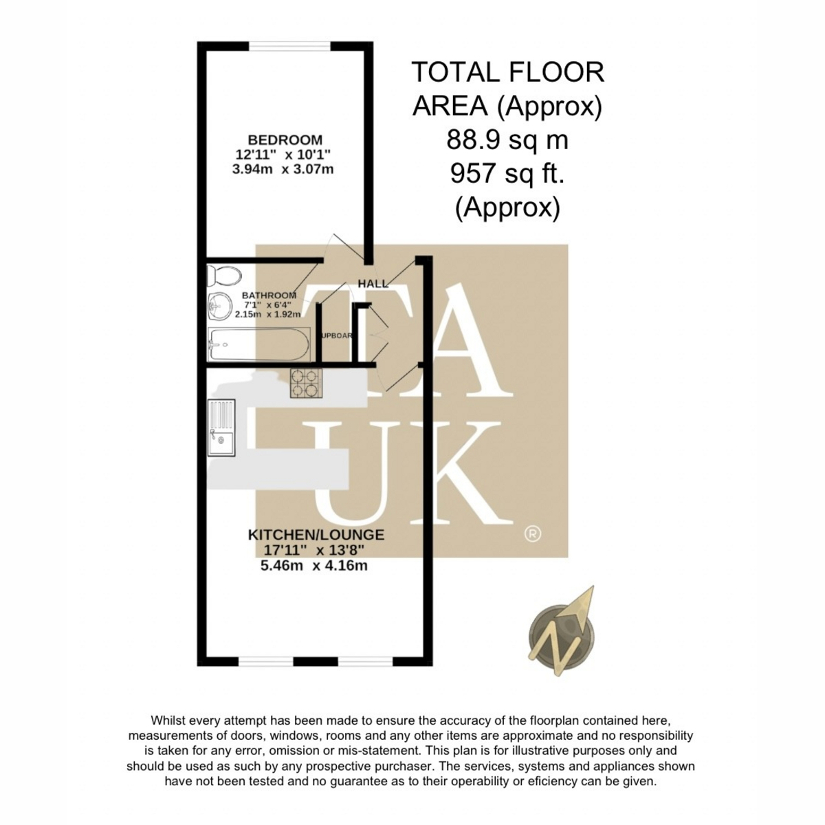 48, The Beeches, St. Albans floorplan