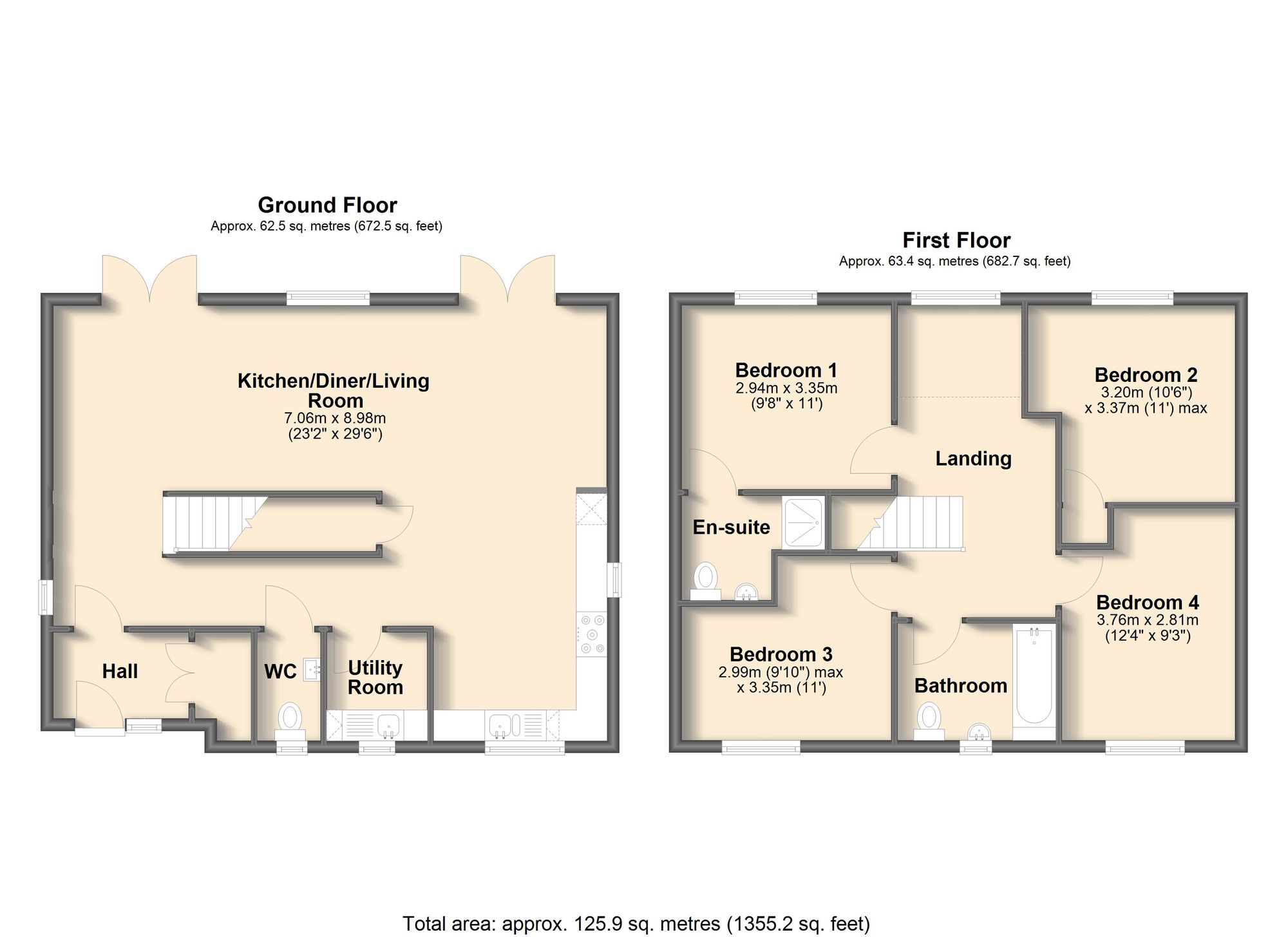 A25 The Hassop Ankerbold Road, Chesterfield floorplan